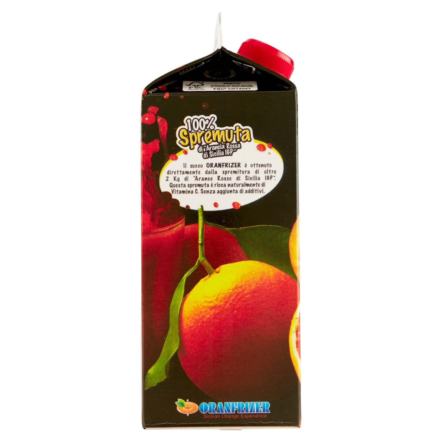 Oranfrizer 100% Spremuta di "Arancia Rossa di Sicilia IGP" 750 ml – immagine 4