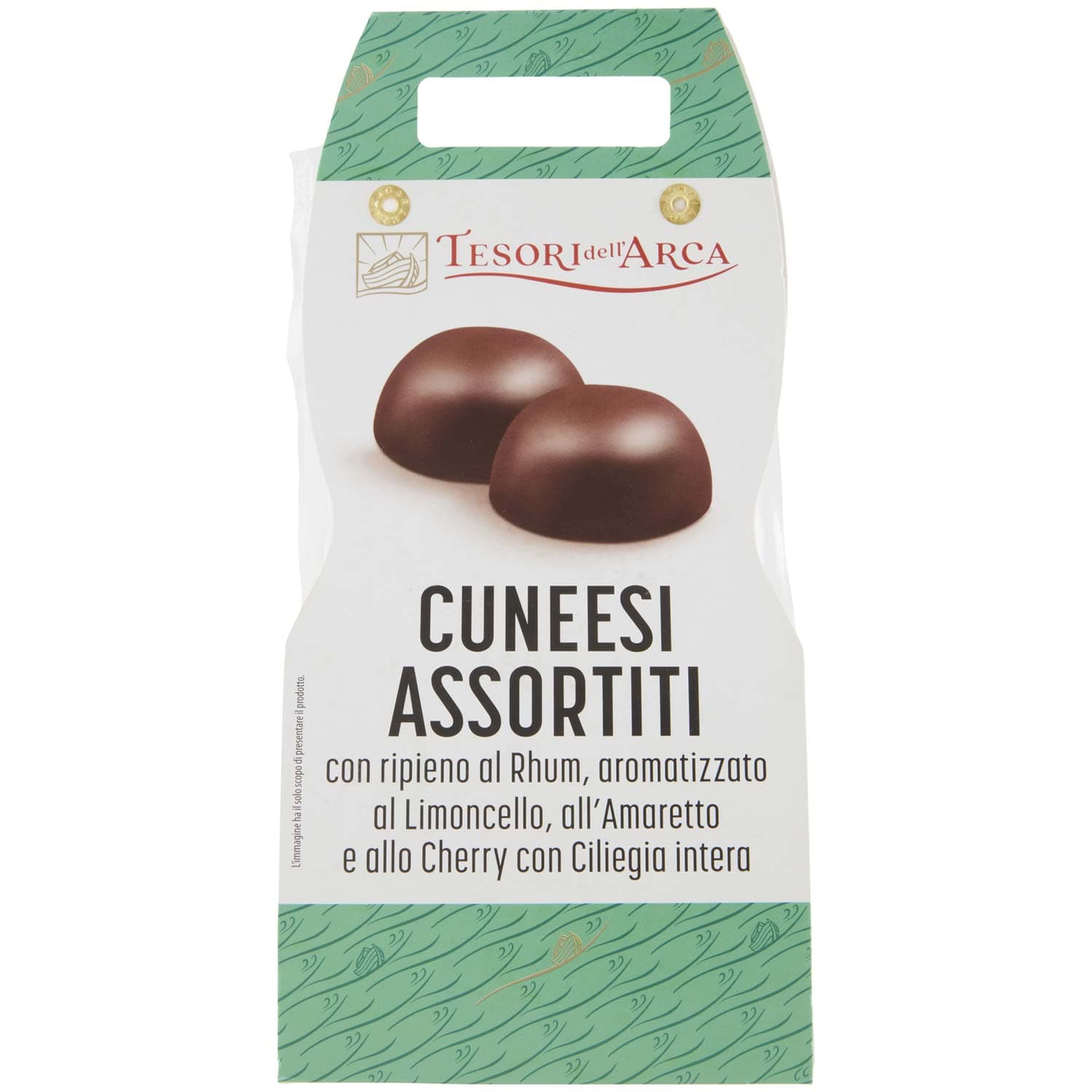 TESORI DELL'ARCA Cuneesi Assortiti con ripieno al Rhum, Limoncello, Amaretto e Cherry 230 g – immagine 3