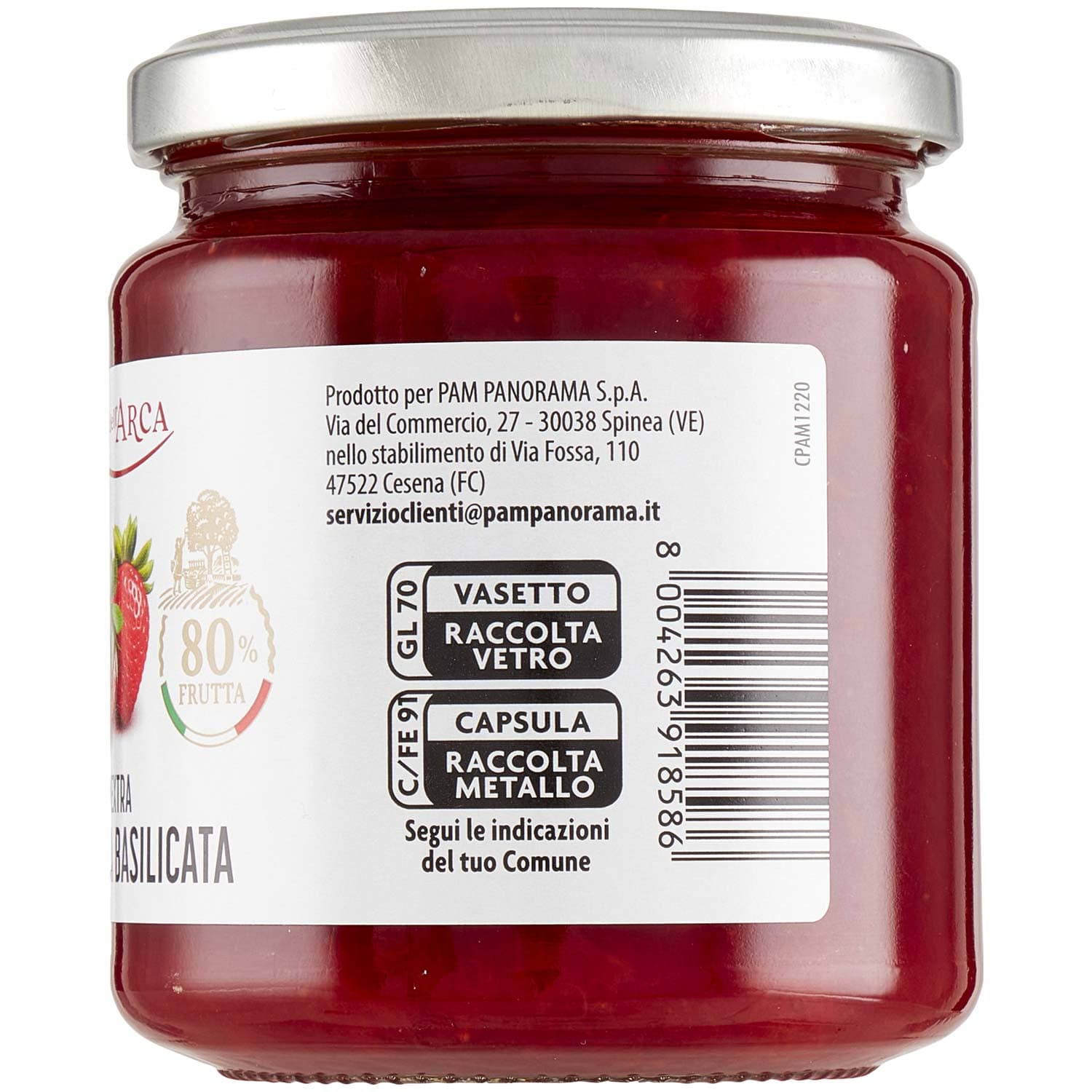 TESORI DELL'ARCA Confettura Extra di Fragole della Basilicata 340 g – immagine 6