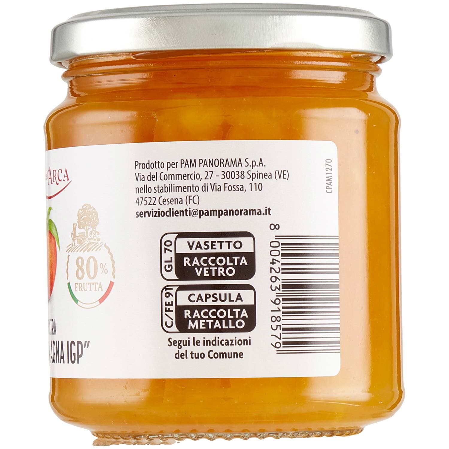 TESORI DELL'ARCA Confettura Extra di "Pesca di Romagna IGP" 340 g – immagine 6