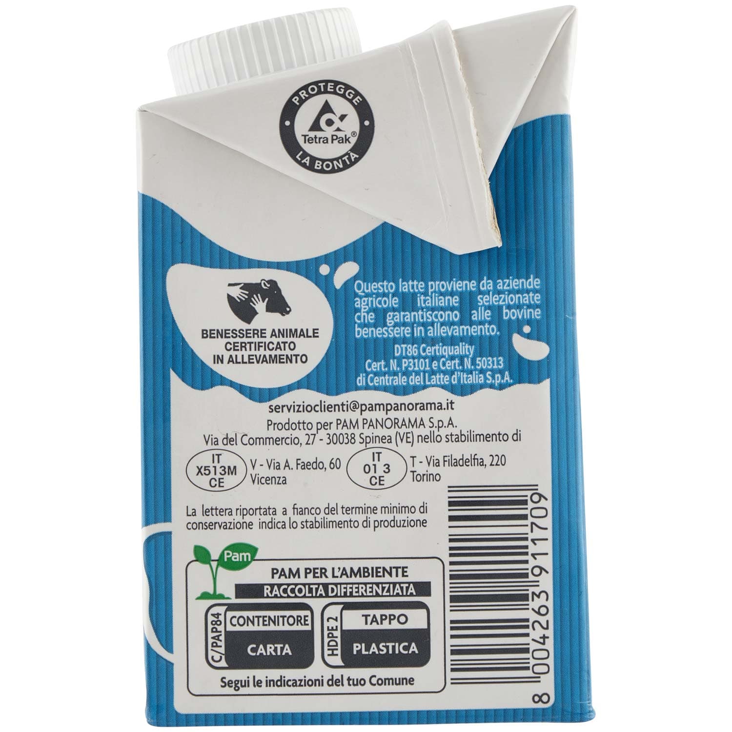 PAM Qualità per te Latte UHT parzialmente scremato 0.5 L – immagine 6