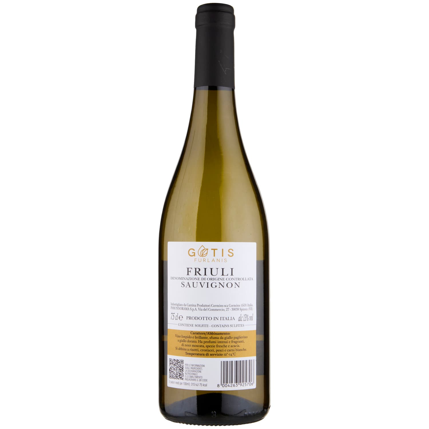 Gotis Furlanis Friuli DOC Sauvignon 75 cl – immagine 5