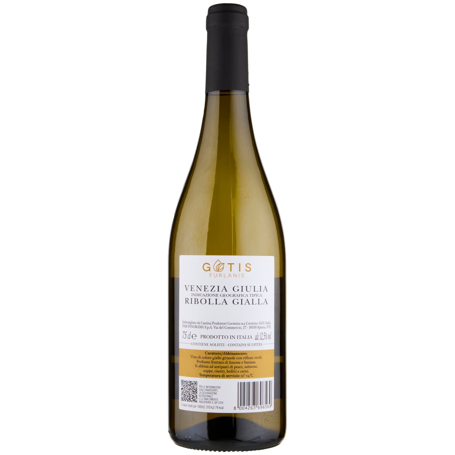 Gotis Furlanis Venezia Giulia IGT Ribolla Gialla 75 cl – immagine 5