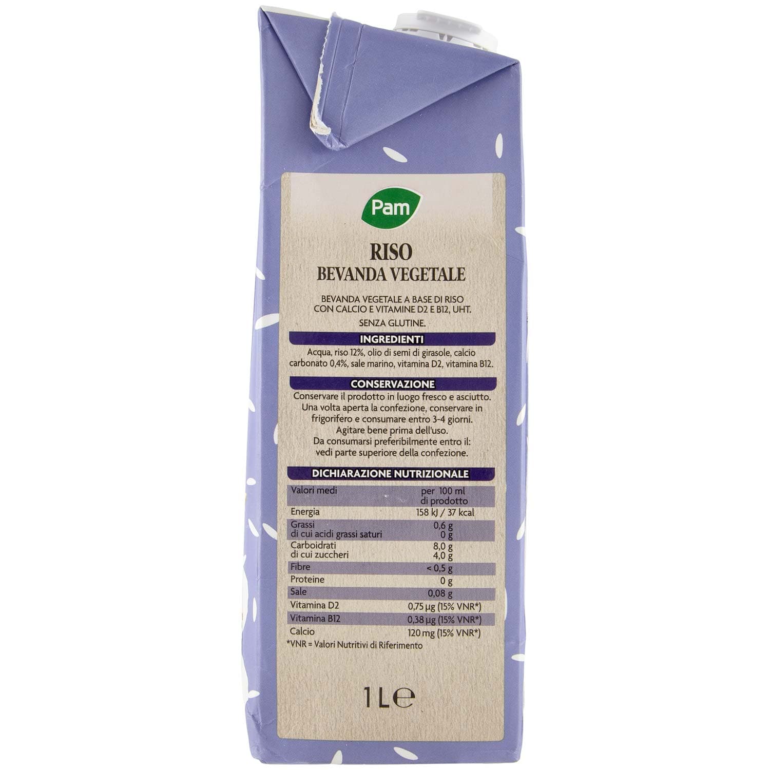 PAM Riso Bevanda Vegetale 1 L – immagine 4