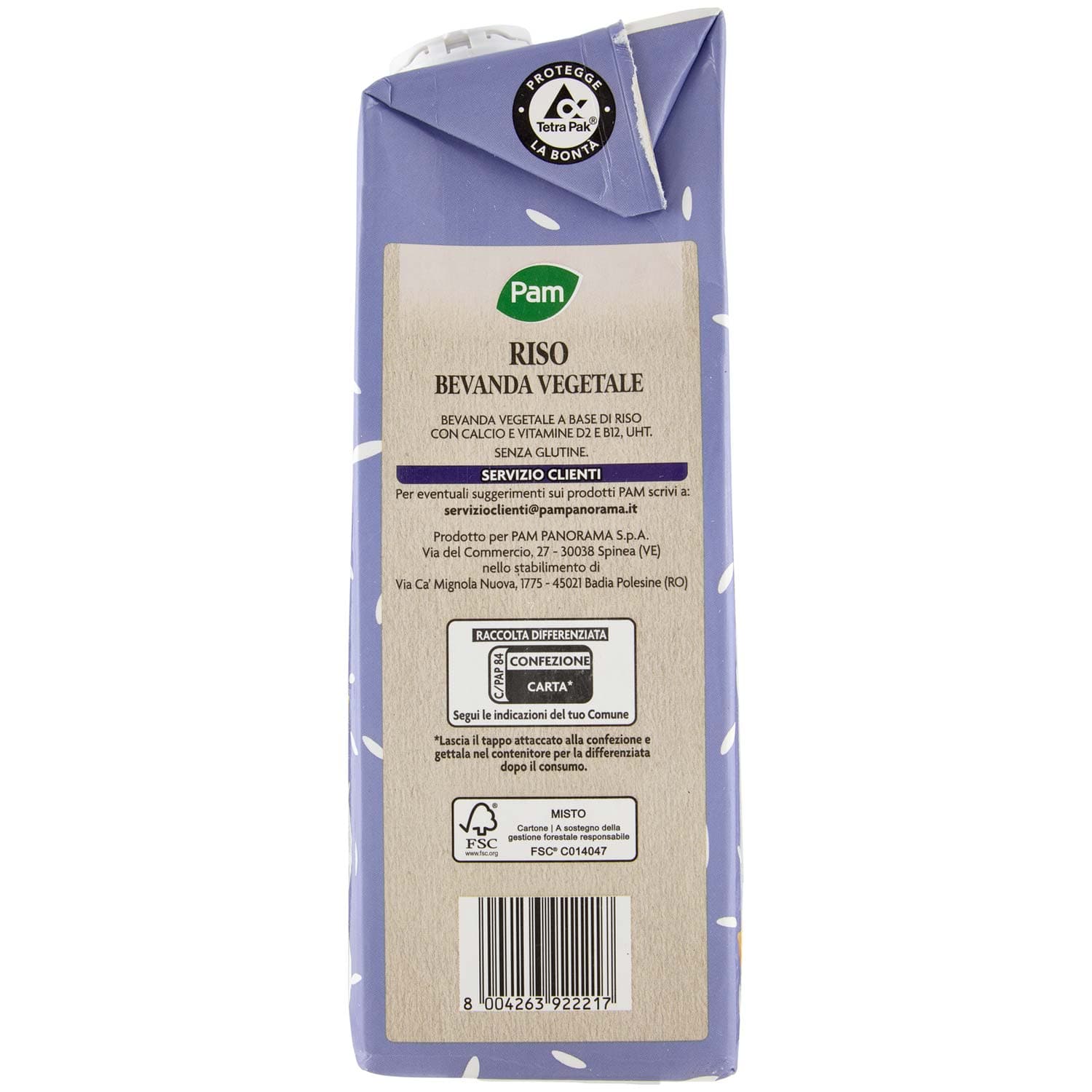 PAM Riso Bevanda Vegetale 1 L – immagine 6