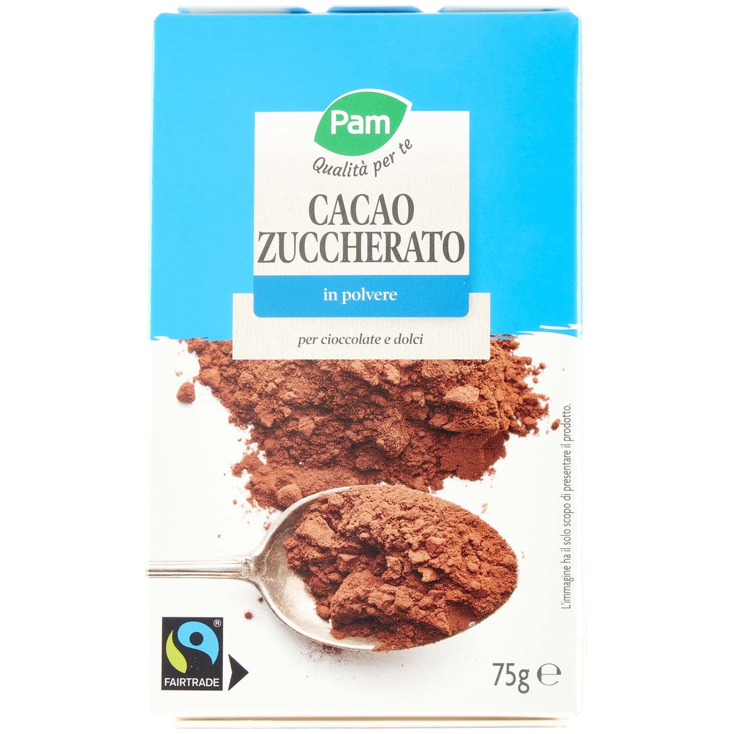 PAM Qualità per te Cacao Zuccherato in polvere 75 g – immagine 3