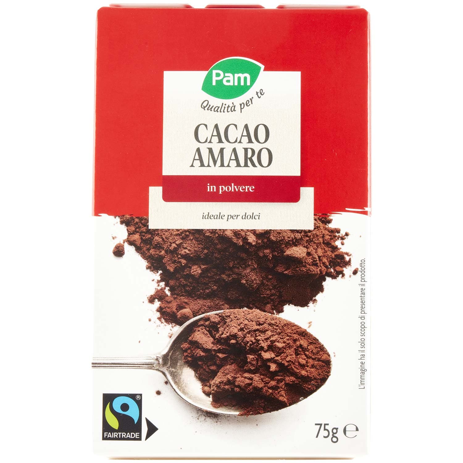 PAM Qualità per te Cacao Amaro in polvere 75 g – immagine 3