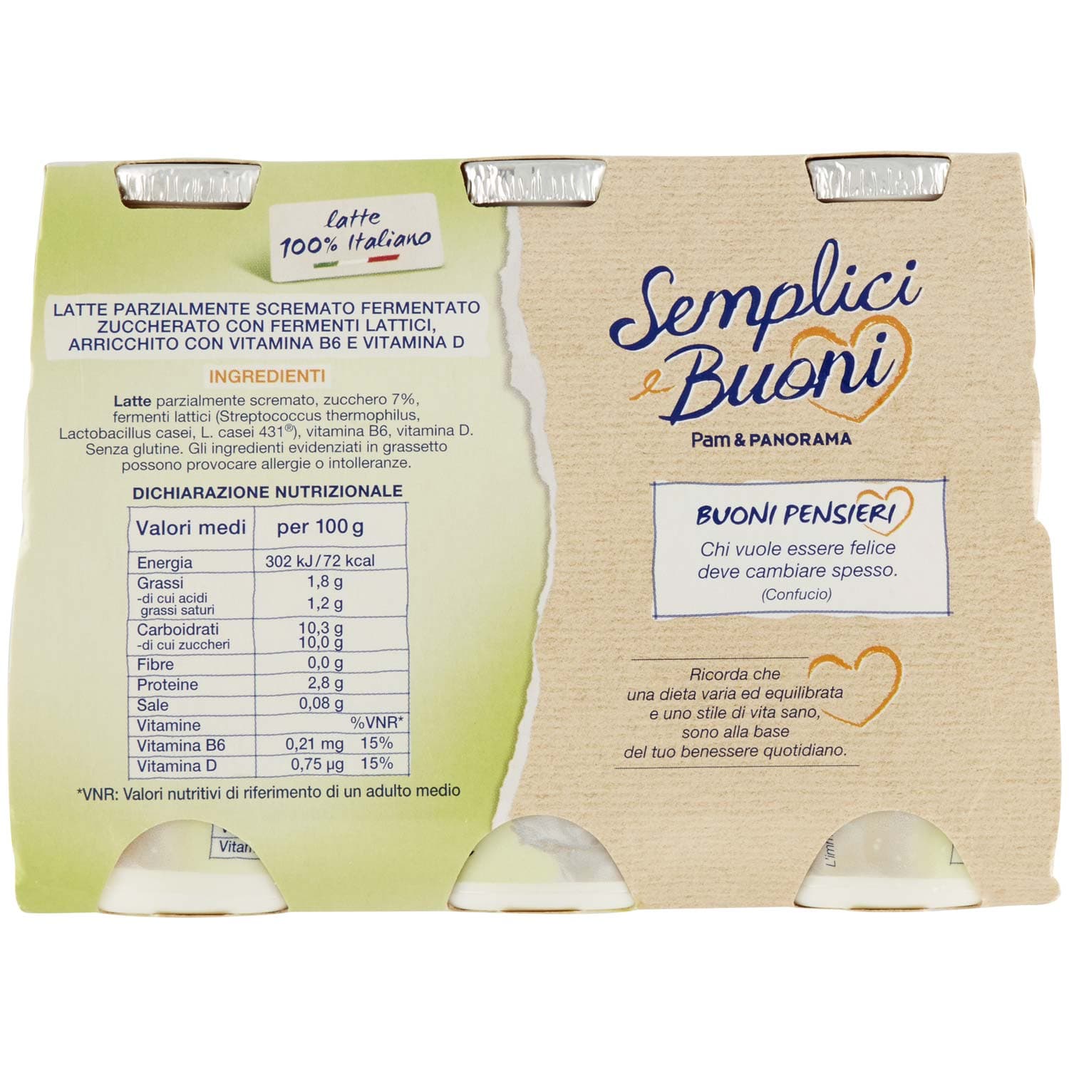 SEMPLICI E BUONI Probiotico Drink Bianco 600g (100g x 6) – immagine 5