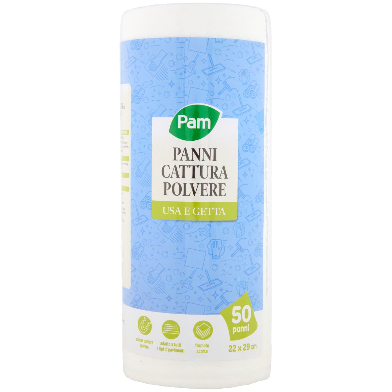 PAM Panni Cattura Polvere Usa e Getta 22 x 29 cm 50 pz – immagine 3