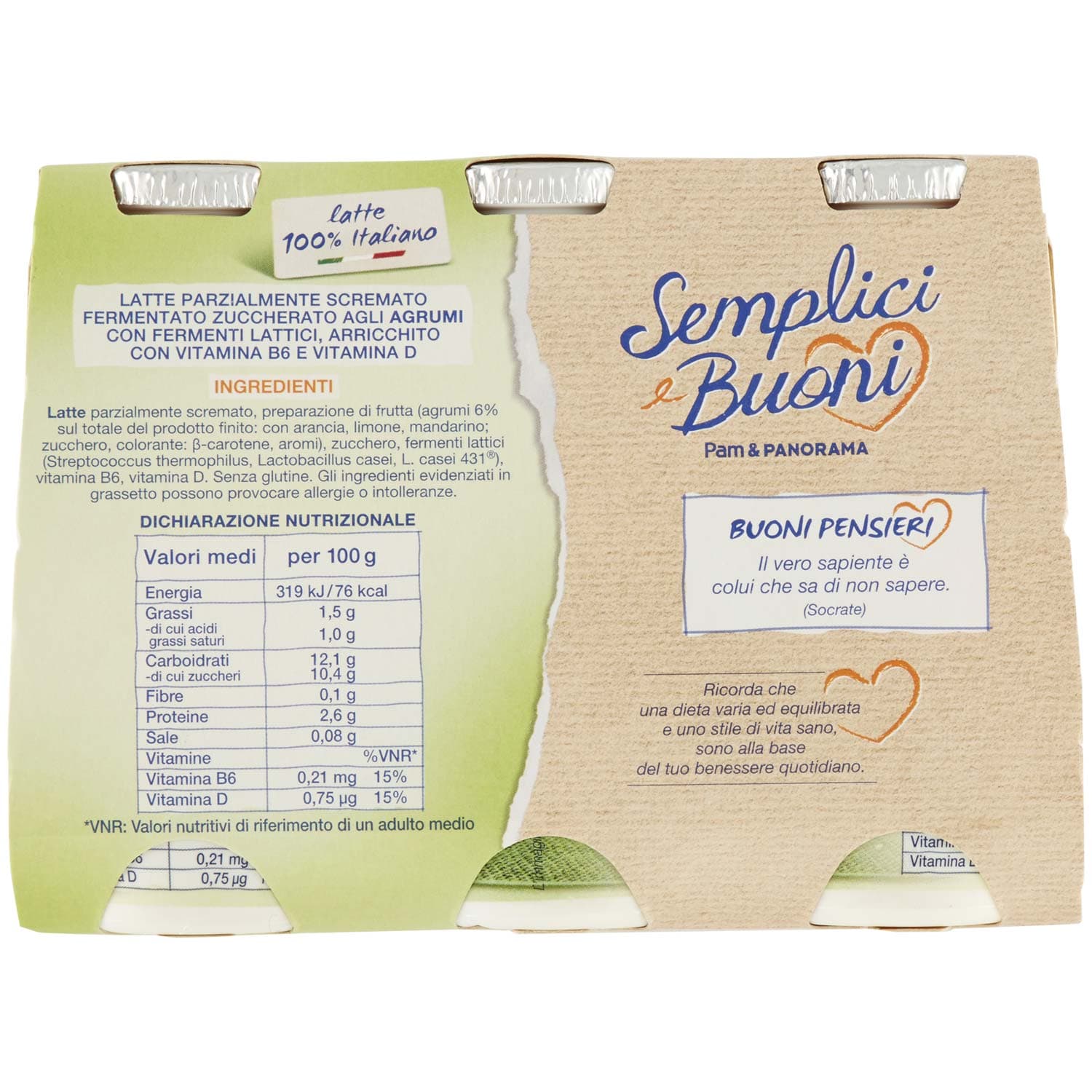 SEMPLICI E BUONI Probiotico Drink agli Agrumi 600g (100g x 6) – immagine 5