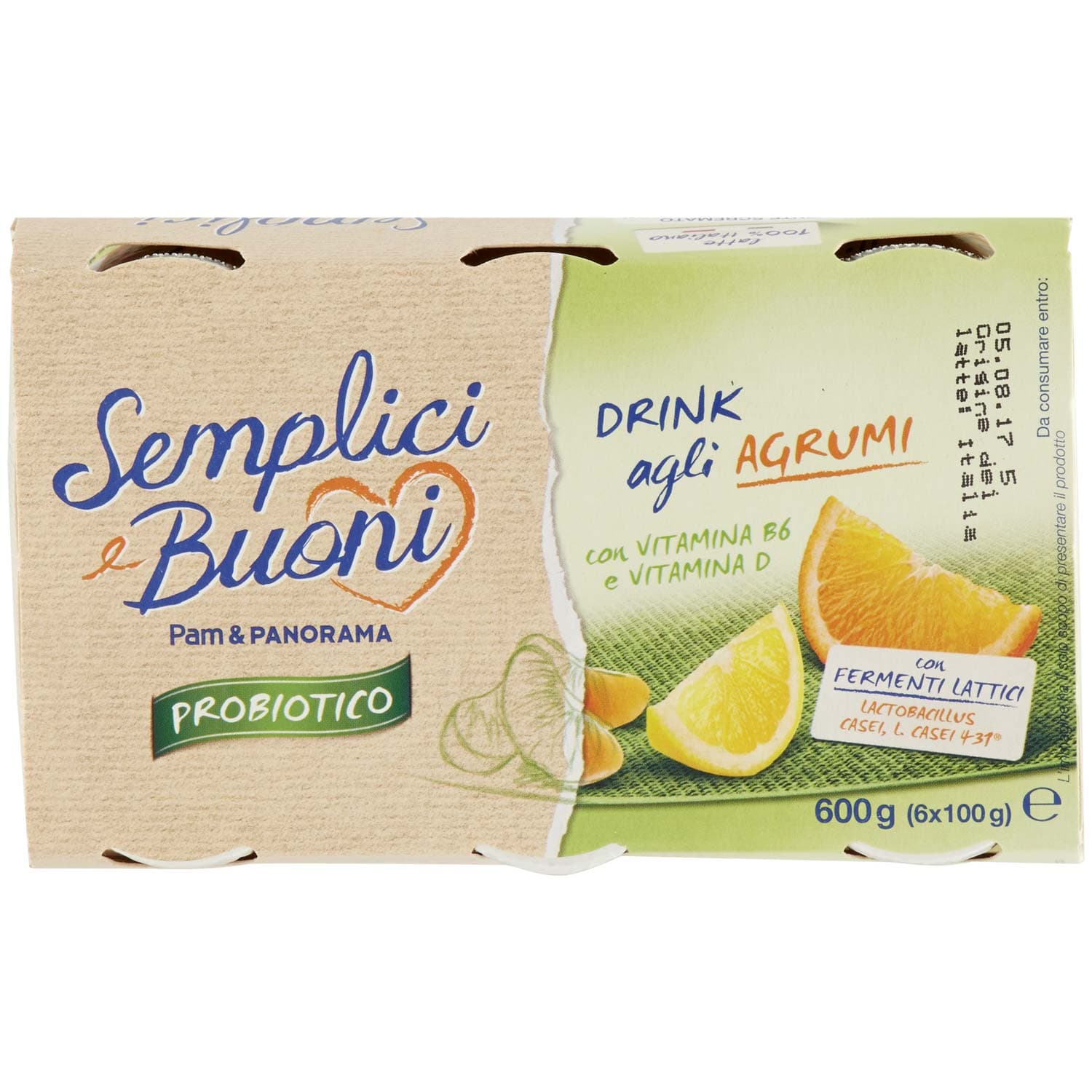 SEMPLICI E BUONI Probiotico Drink agli Agrumi 600g (100g x 6) – immagine 7