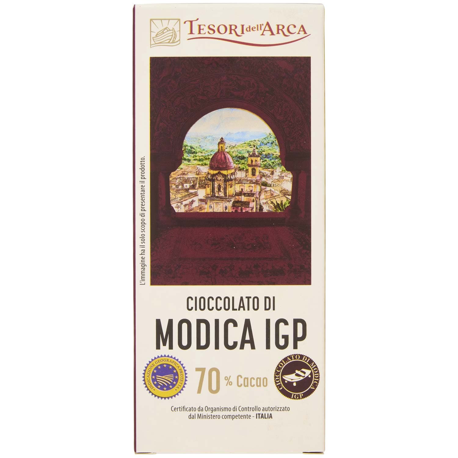 TESORI DELL'ARCA Cioccolato di Modica IGP 70% Cacao 100 g – immagine 3