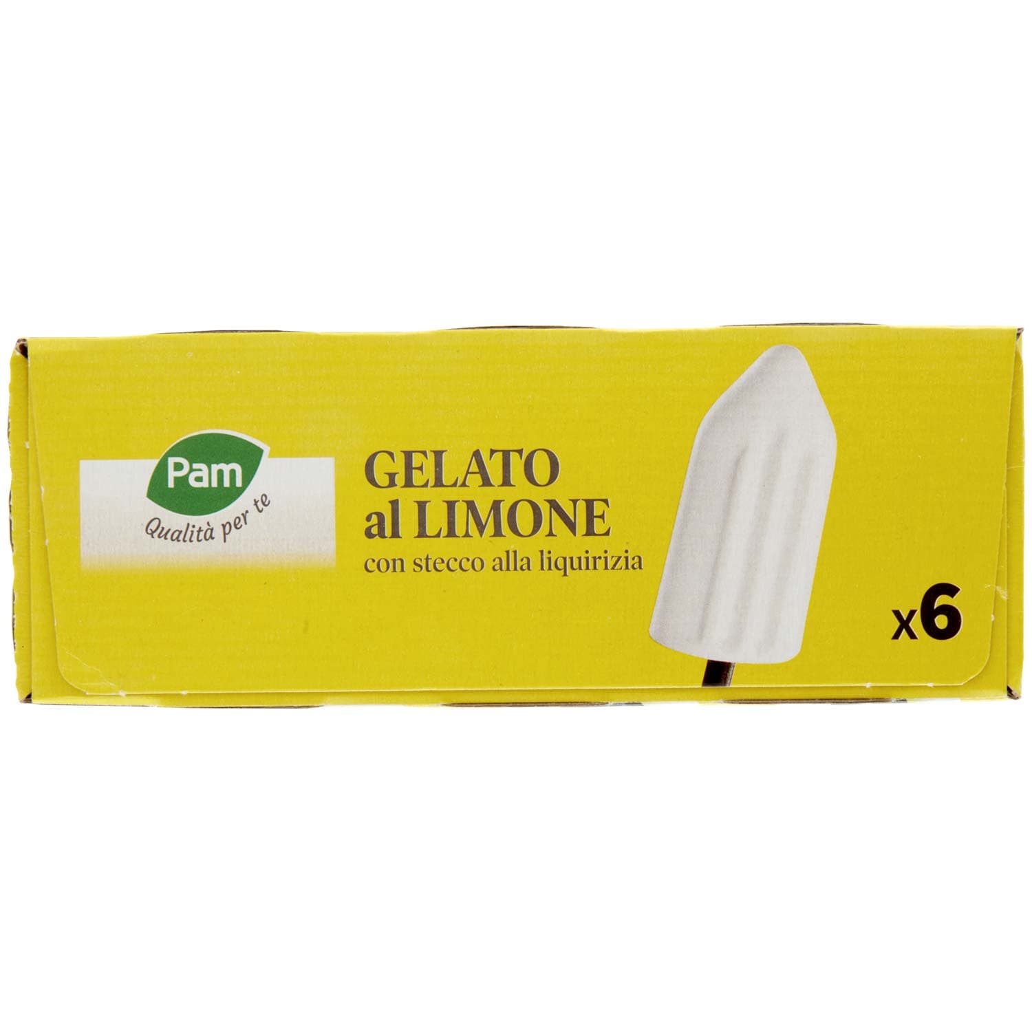PAM PANORAMA Gelati al limone con stecco alla liquirizia 480g (80g x 6) – immagine 6