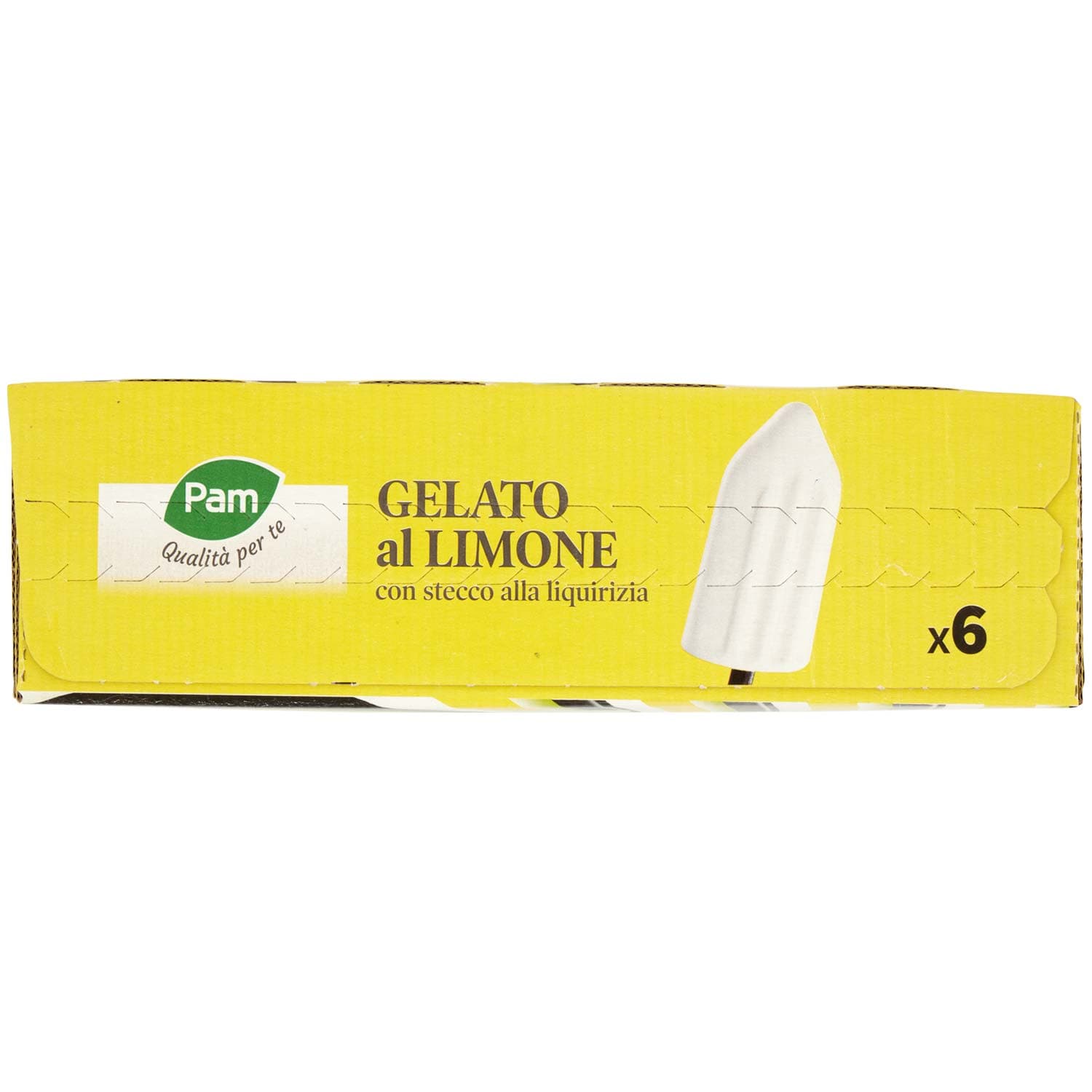 PAM PANORAMA Gelati al limone con stecco alla liquirizia 480g (80g x 6) – immagine 8