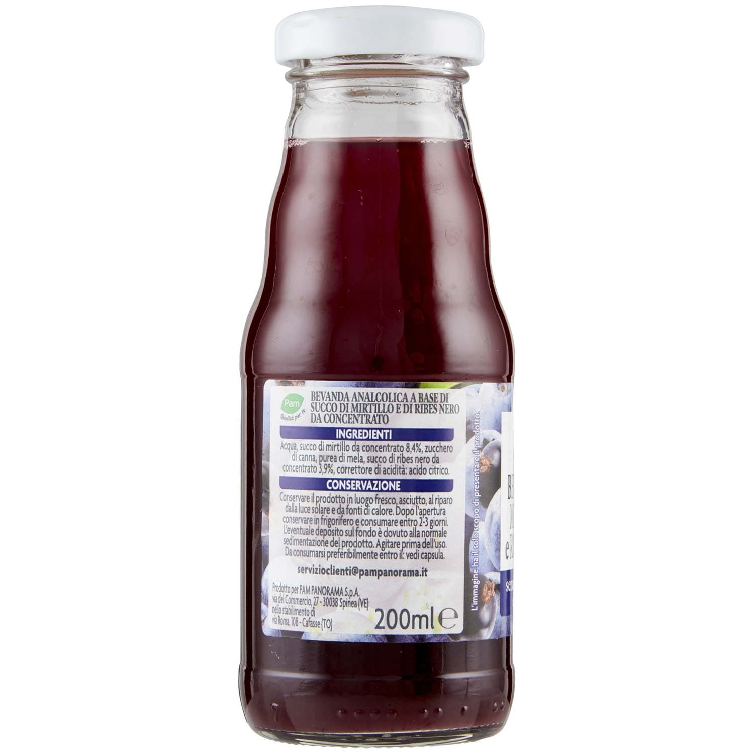 PAM Qualità per te Bevanda al Mirtillo e Ribes Nero 200 ml – immagine 4