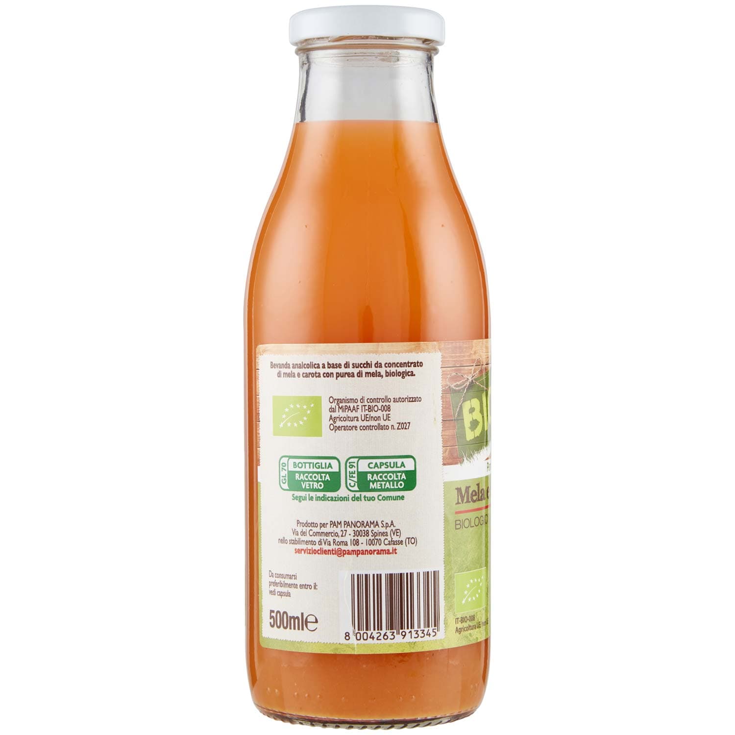 BIO Mela e carota Biologici 500 ml – immagine 4