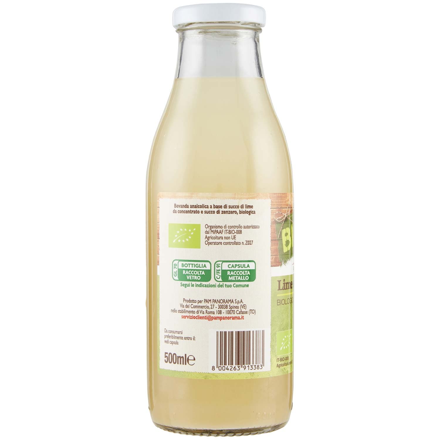 BIO Lime e zenzero Biologici 500 ml – immagine 4