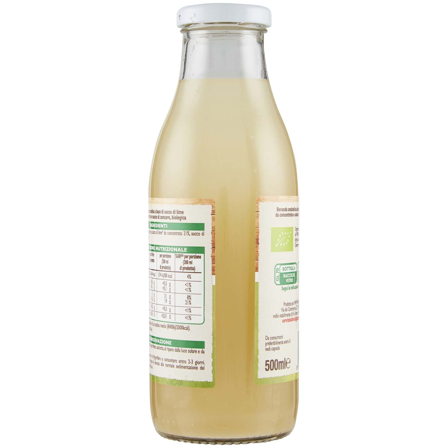 BIO Lime e zenzero Biologici 500 ml – immagine 5