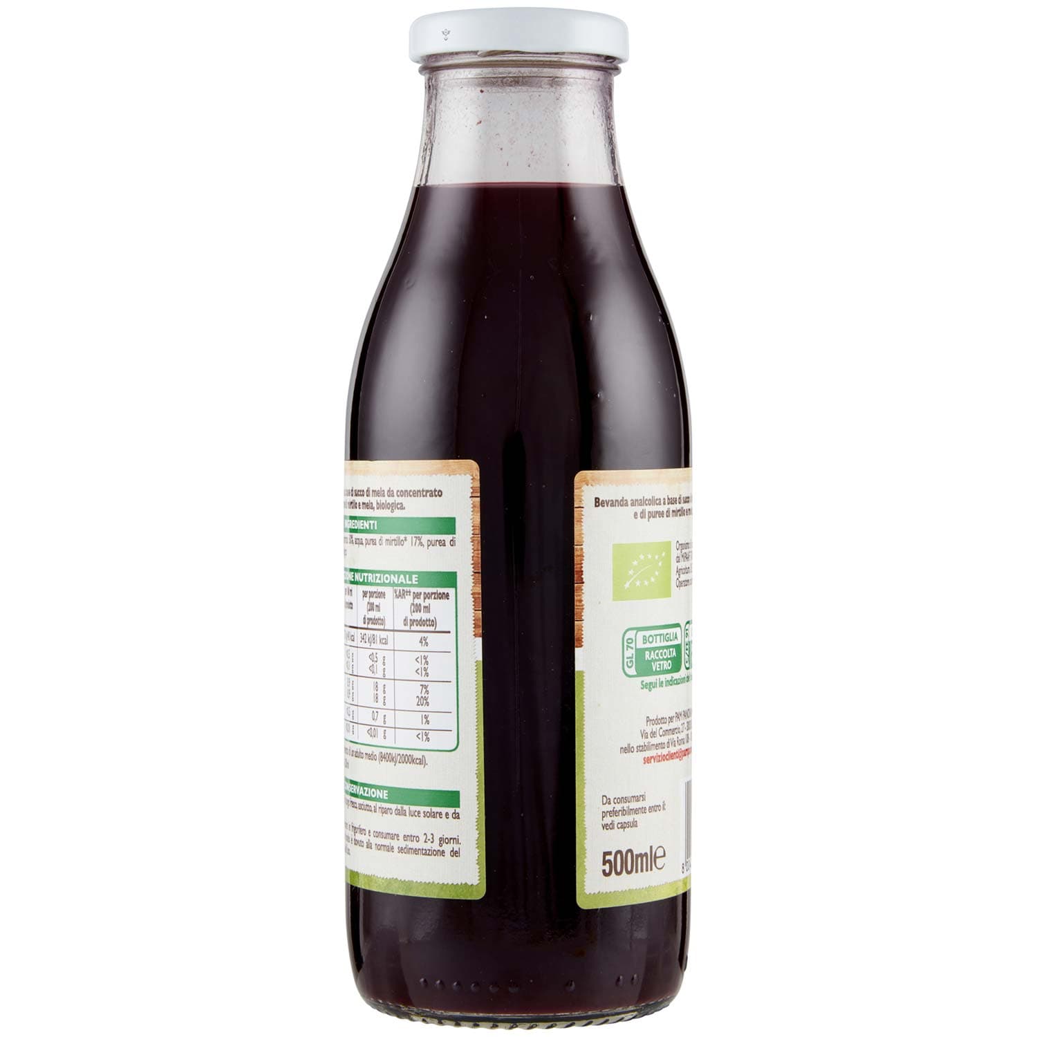 BIO Mela e mirtillo Biologici 500 ml – immagine 5