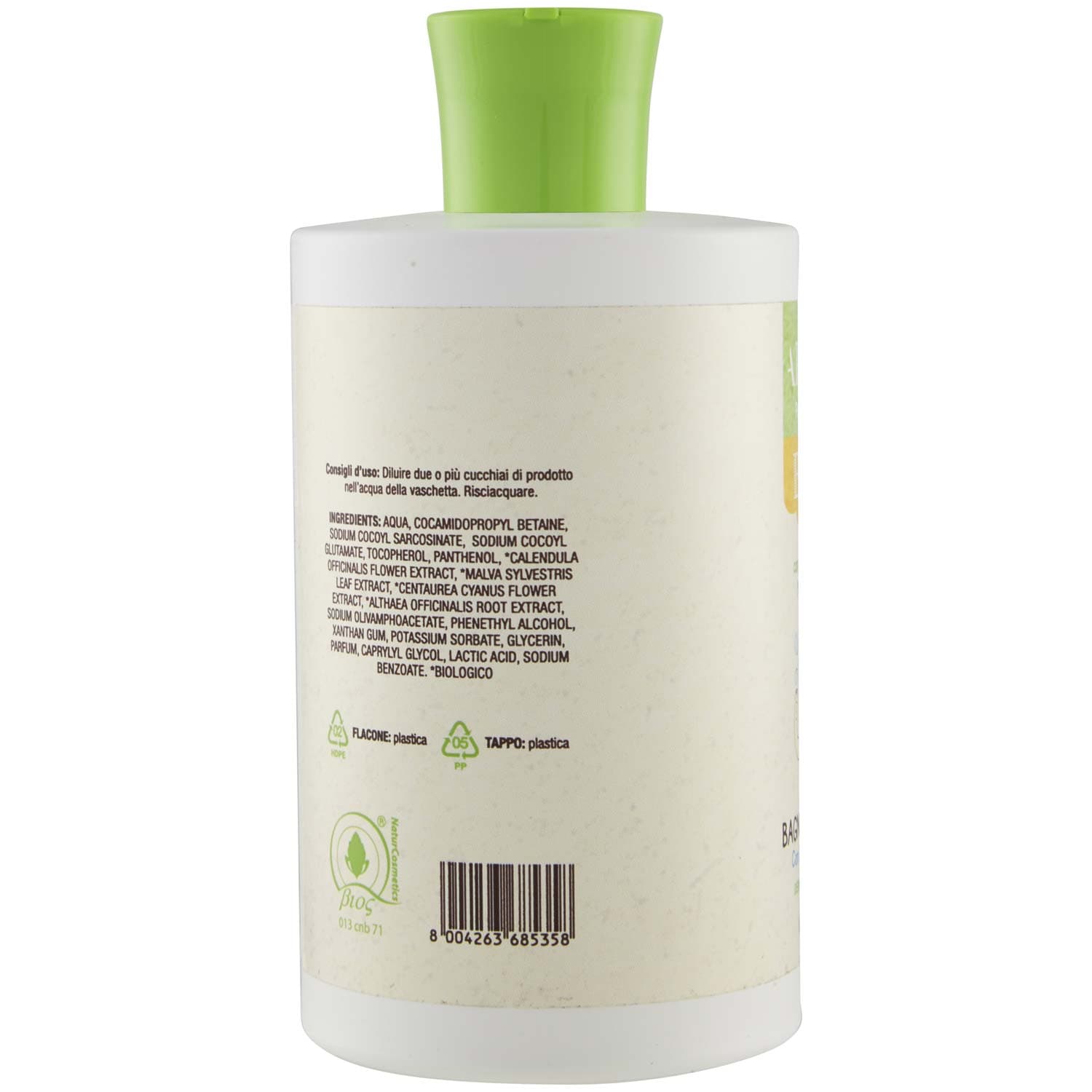ARKALIA BIO BABY Bagnetto Delicato con Calendula e Fiordaliso 500 ml – immagine 4