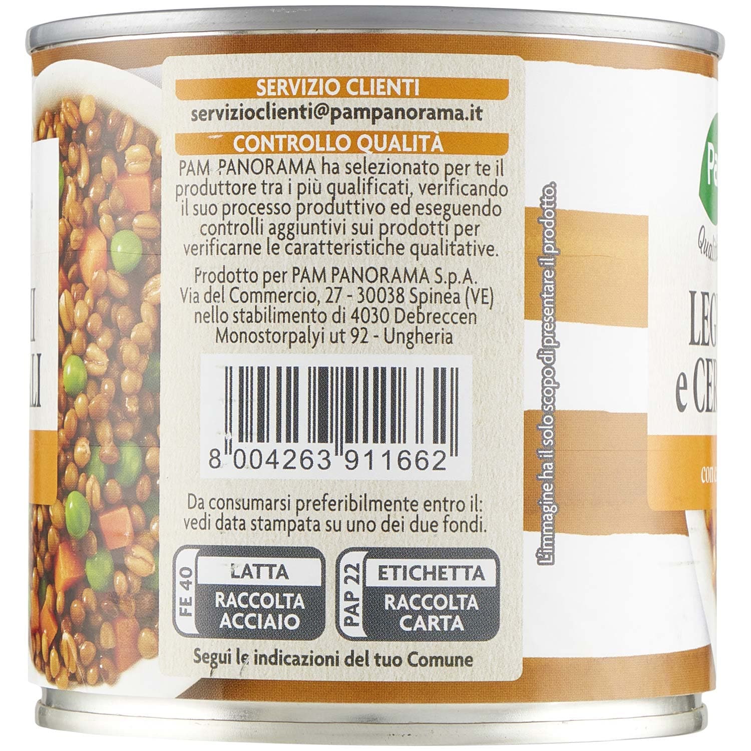 PAM Qualità per te Legumi e Cereali con carote 400 g – immagine 4