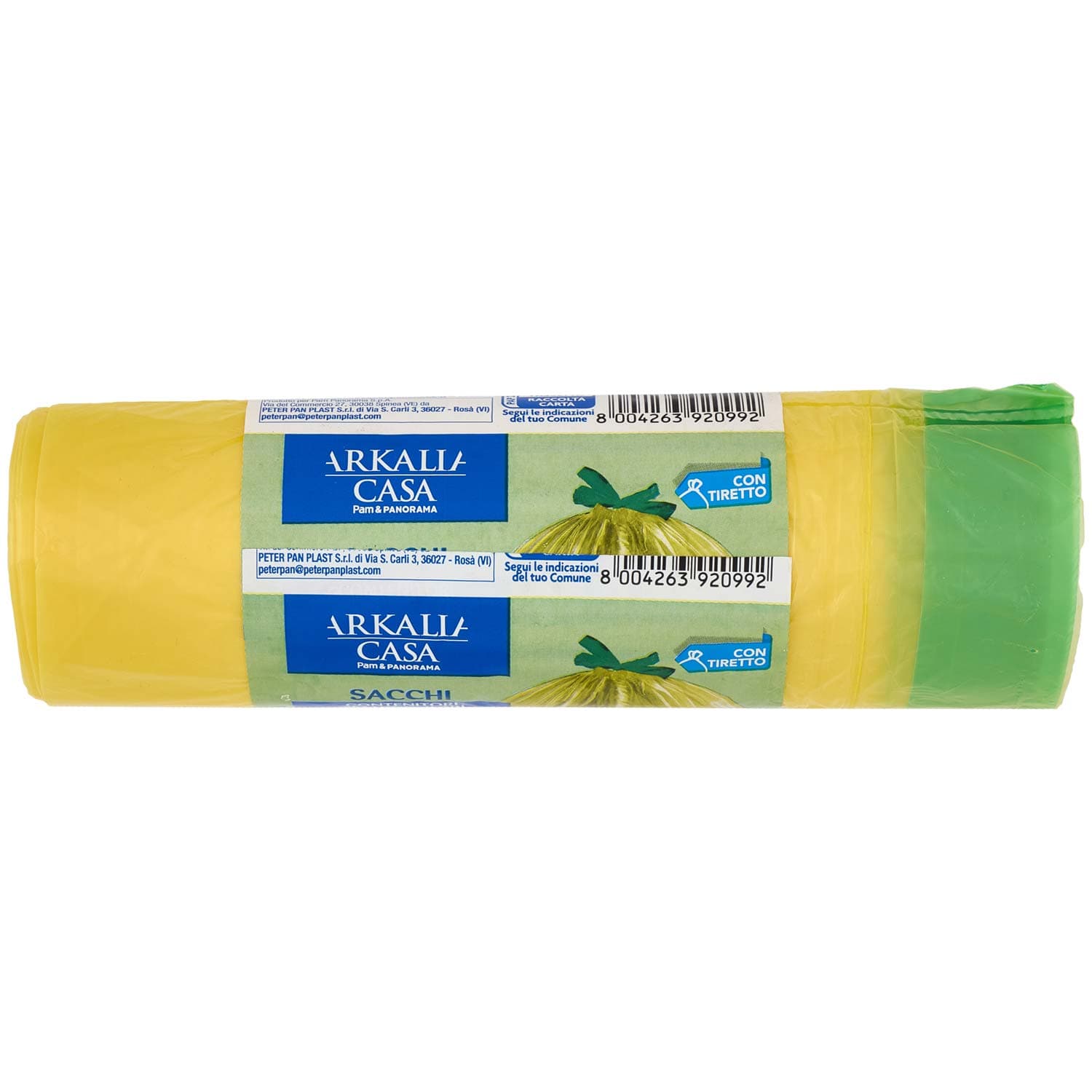 ARKALIA CASA Sacchi Contenitori Rettangolari con Tiretto 68x65 cm 46 Litri Antigoccia 15 pz – immagine 7