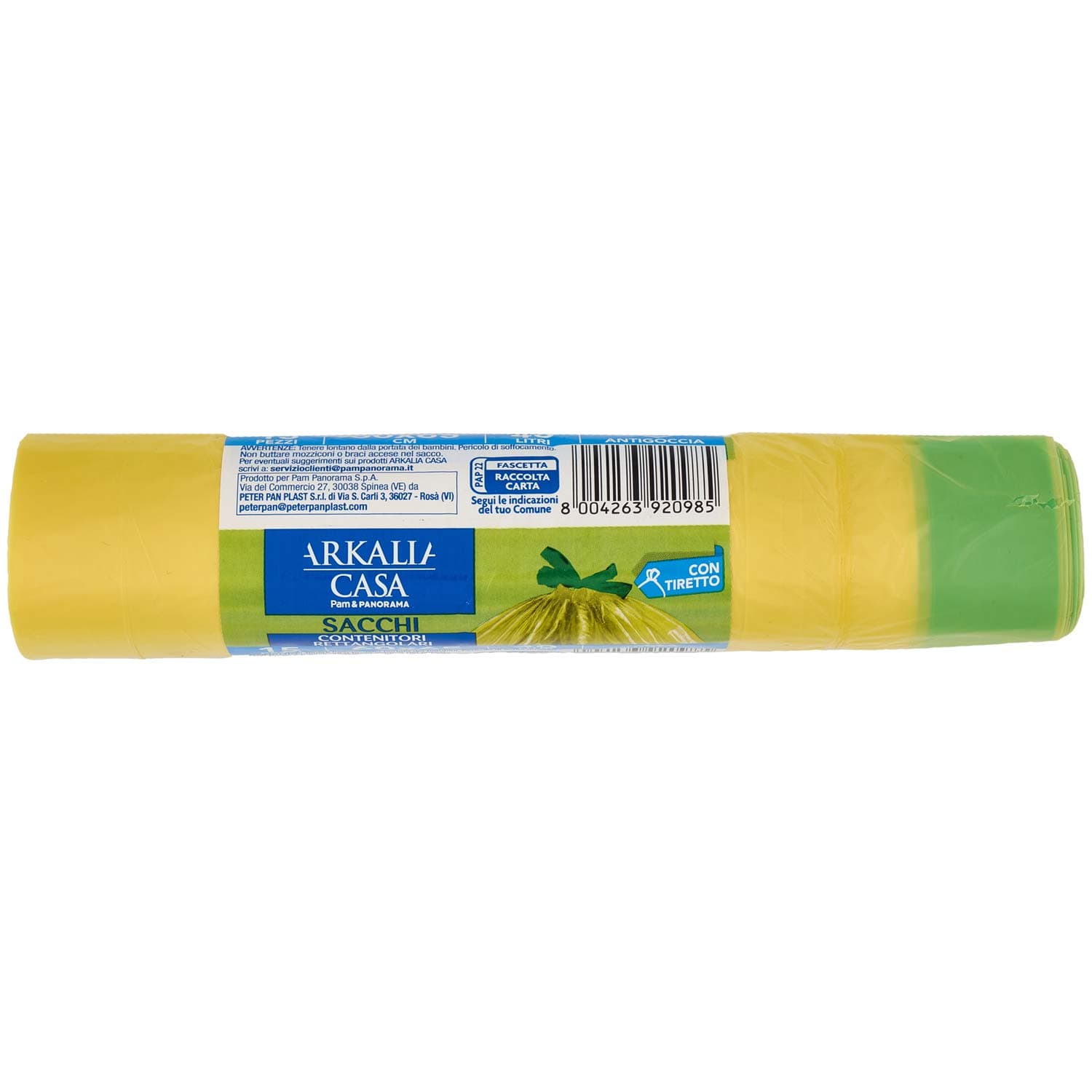 ARKALIA CASA Sacchi Contenitori Rettangolari con Tiretto 60x65 cm 40 Litri Antigoccia 15 pz – immagine 8