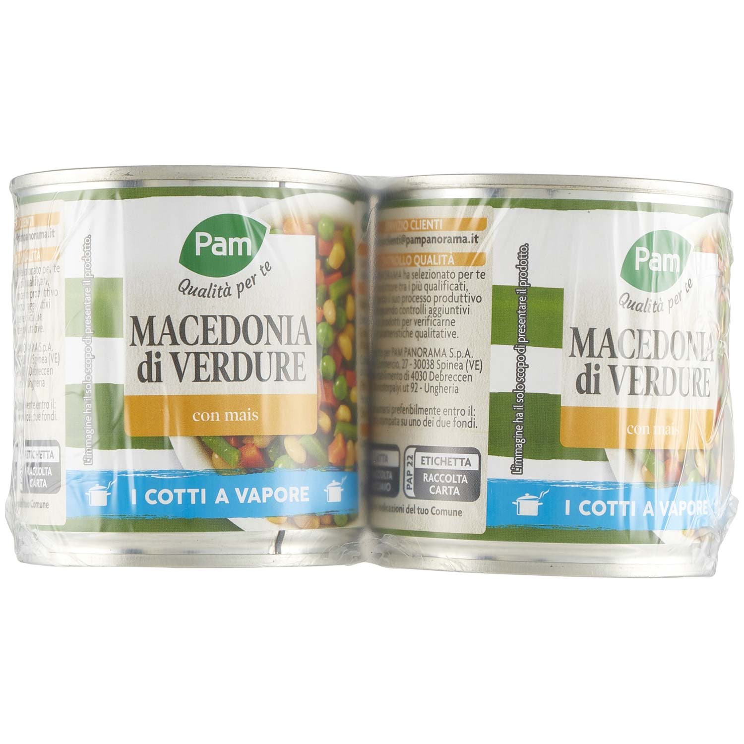 PAM Qualità per te Macedonia di Verdure con mais 2 x 140 g – immagine 5