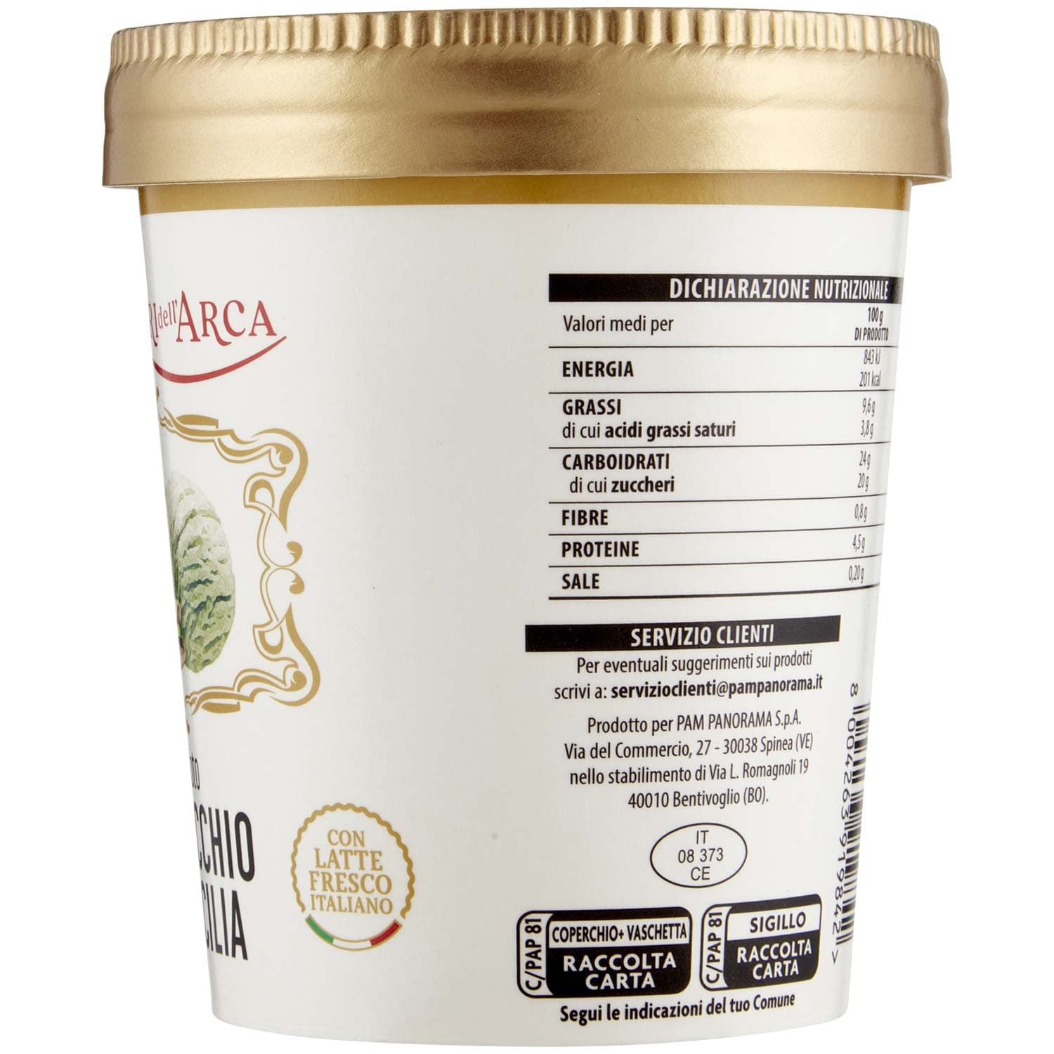 TESORI DELL'ARCA Gelato Pistacchio di Sicilia 300 g – immagine 6