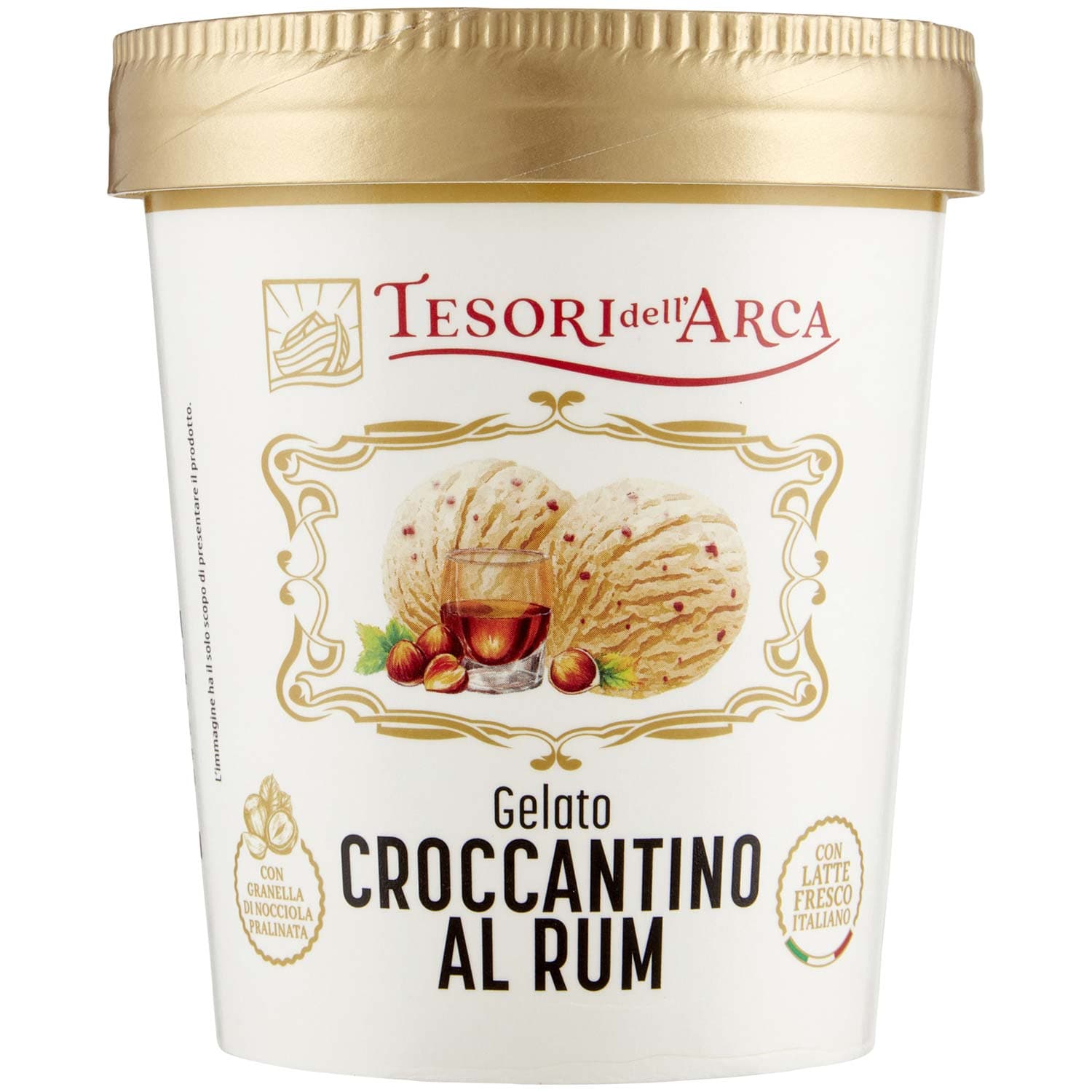 TESORI DELL'ARCA Gelato Croccantino al Rum 300 g – immagine 3