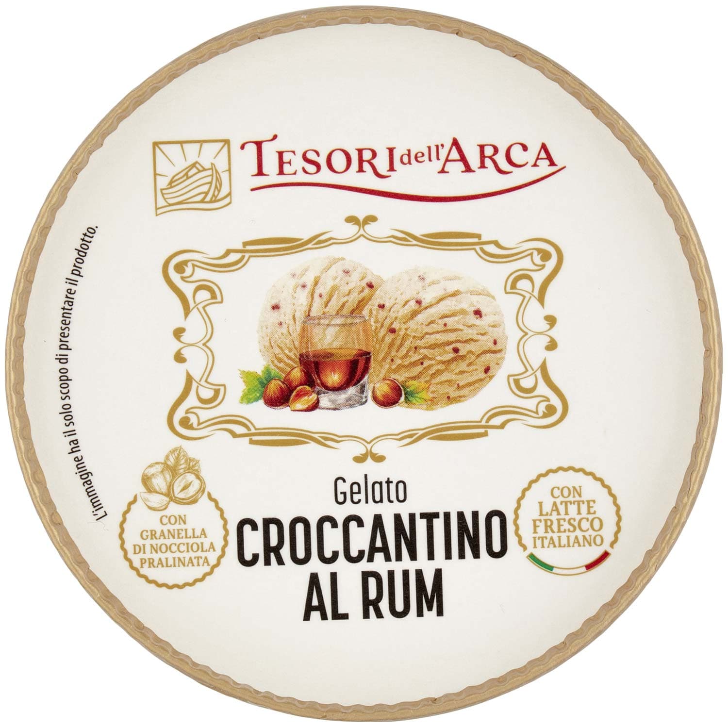 TESORI DELL'ARCA Gelato Croccantino al Rum 300 g – immagine 7