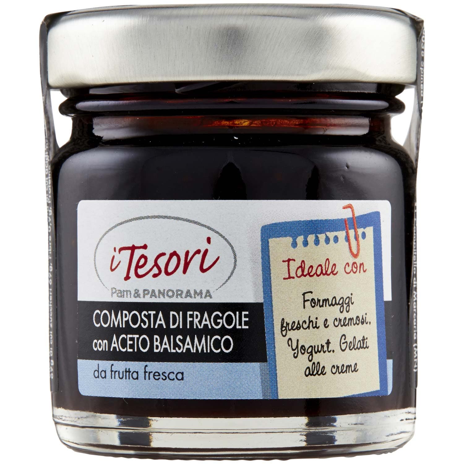 I TESORI Composta di Fragole con Aceto Balsamico 42 g – immagine 3