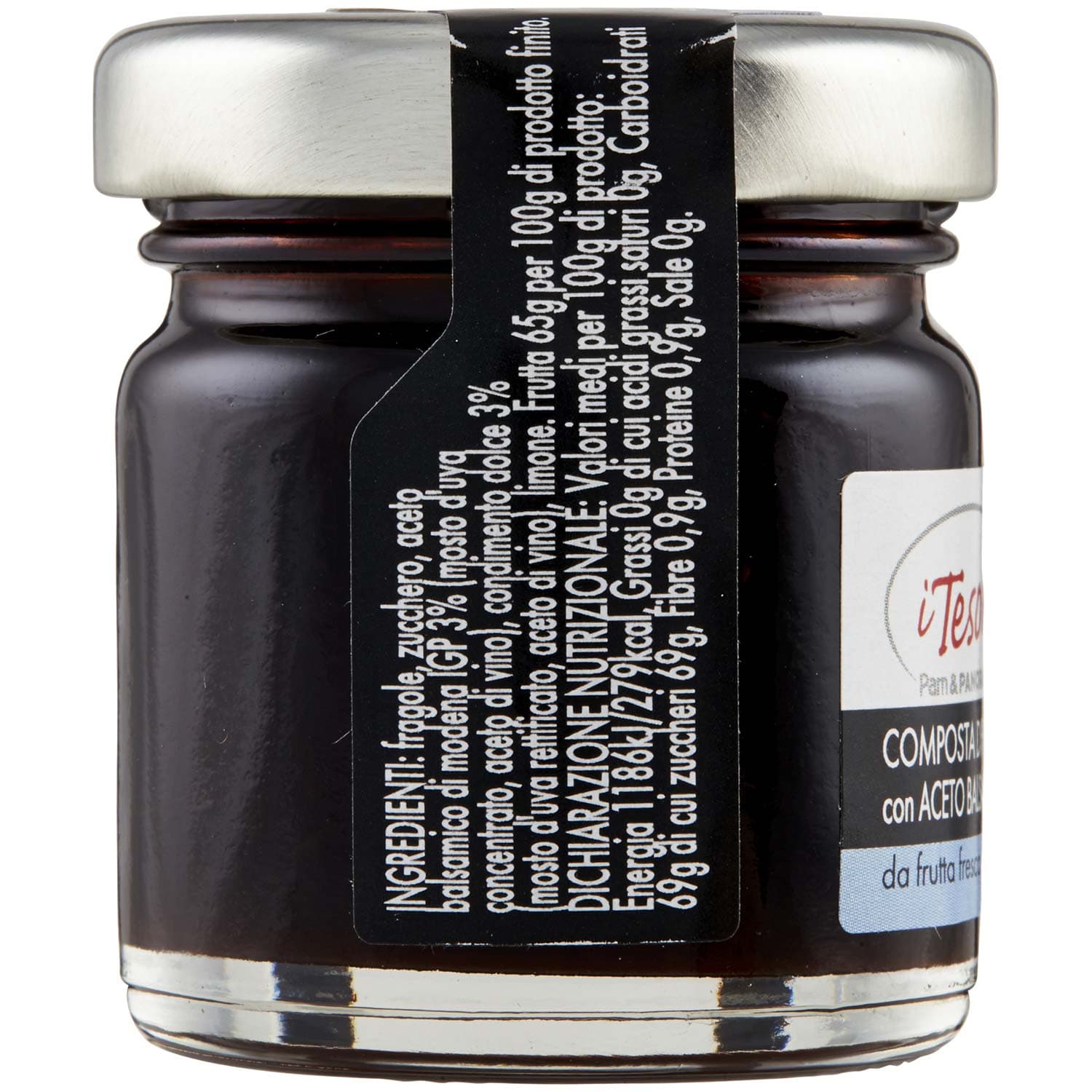 I TESORI Composta di Fragole con Aceto Balsamico 42 g – immagine 4