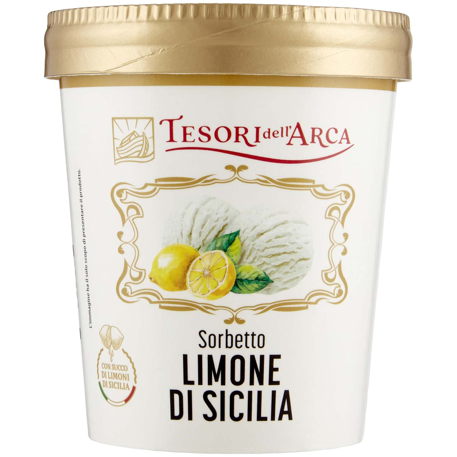 TESORI DELL'ARCA Sorbetto Limone di Sicilia 300 g – immagine 3