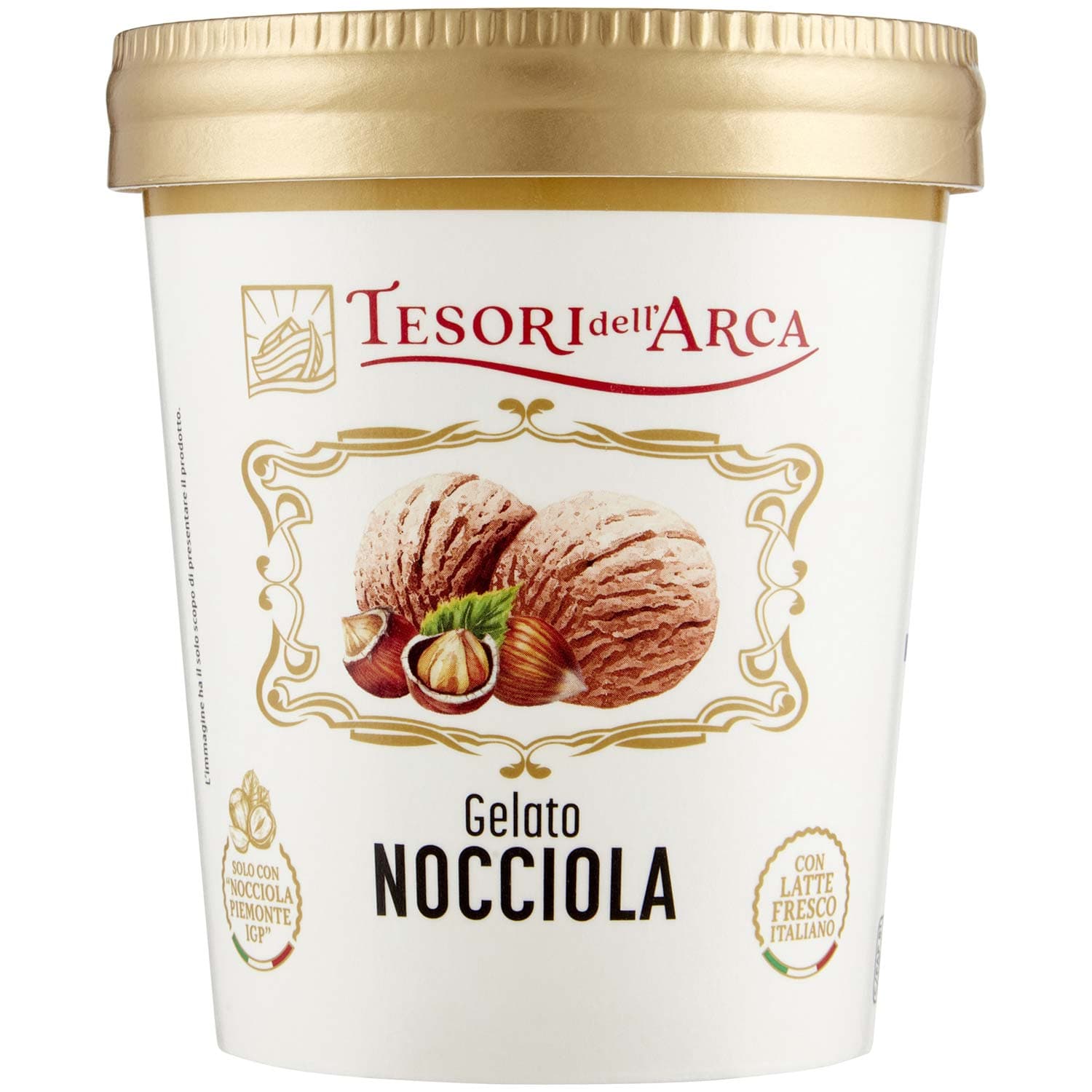 TESORI DELL'ARCA Gelato Nocciola 300 g – immagine 3