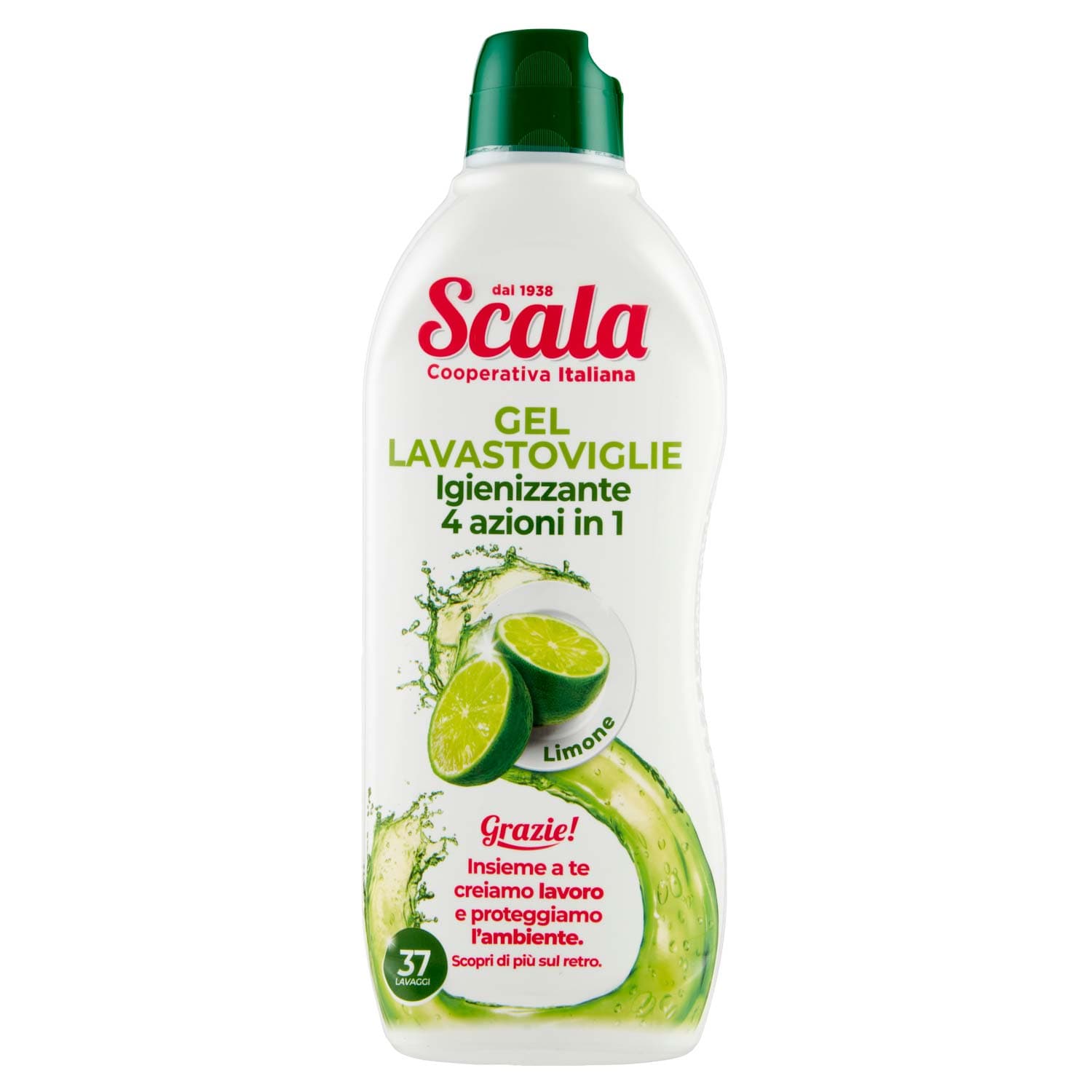 Scala Gel Lavastoviglie Igienizzante 4 azioni in 1 Limone 750 ml – immagine 3