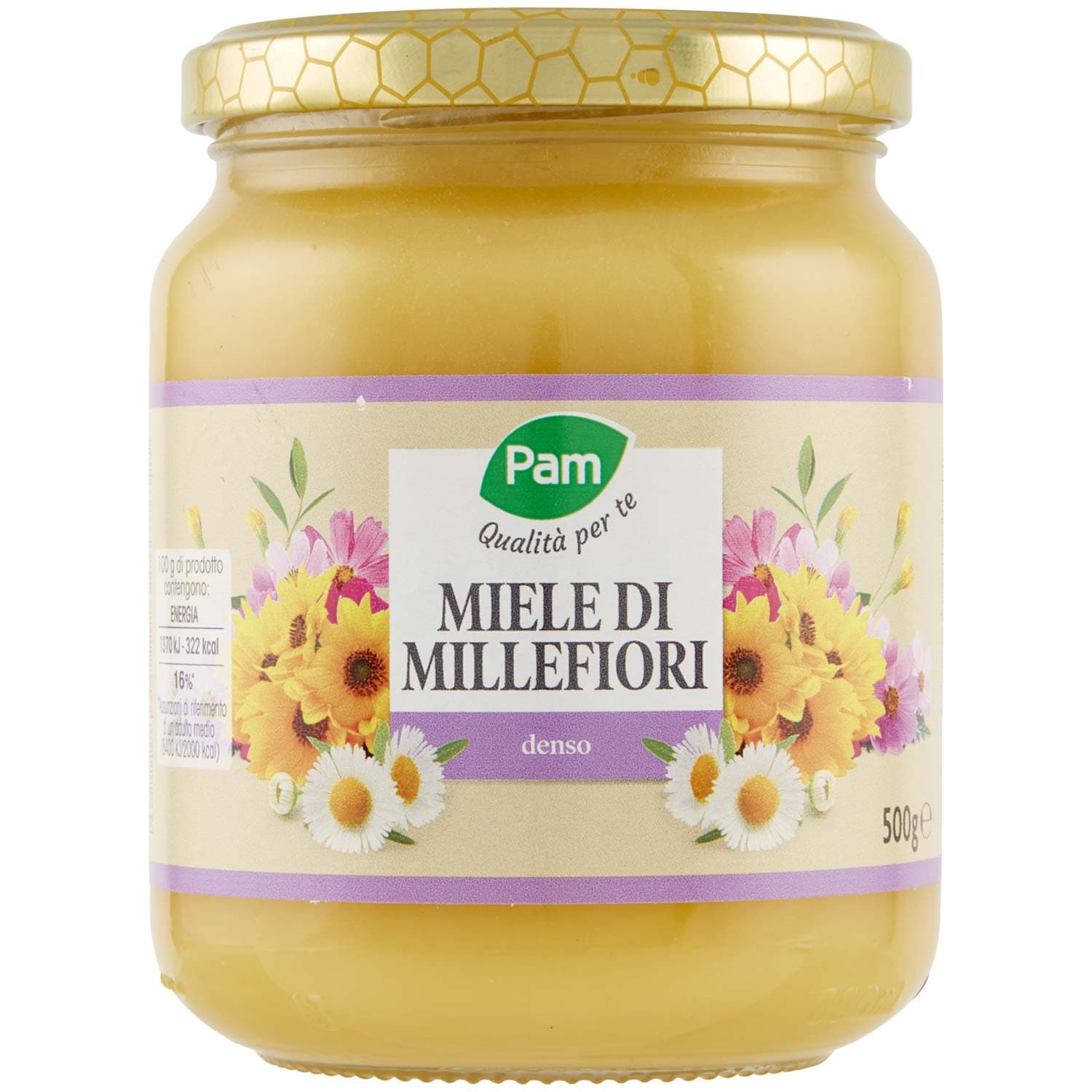 PAM Qualità per te Miele di Millefiori denso 50 0g – immagine 3