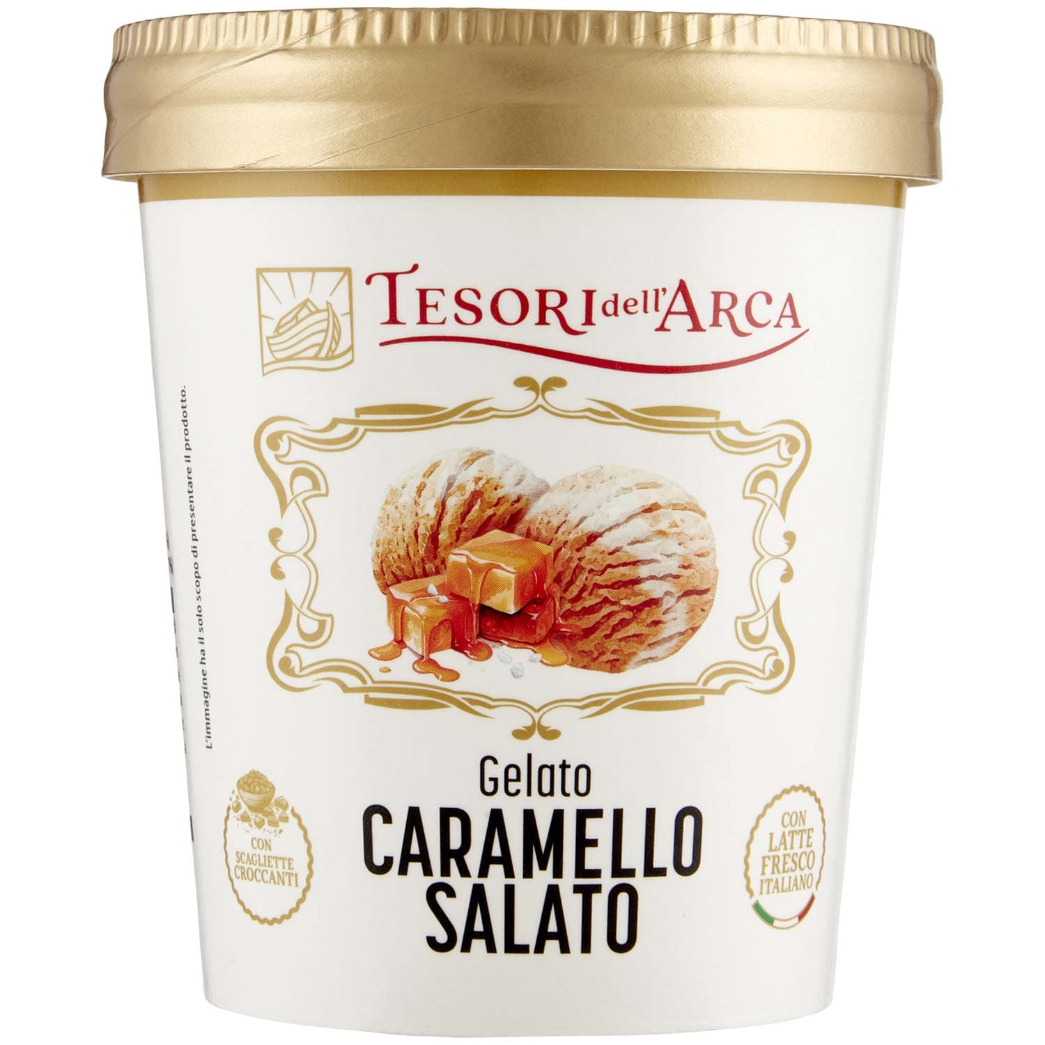 TESORI DELL'ARCA Gelato Caramello Salato 300 g – immagine 3