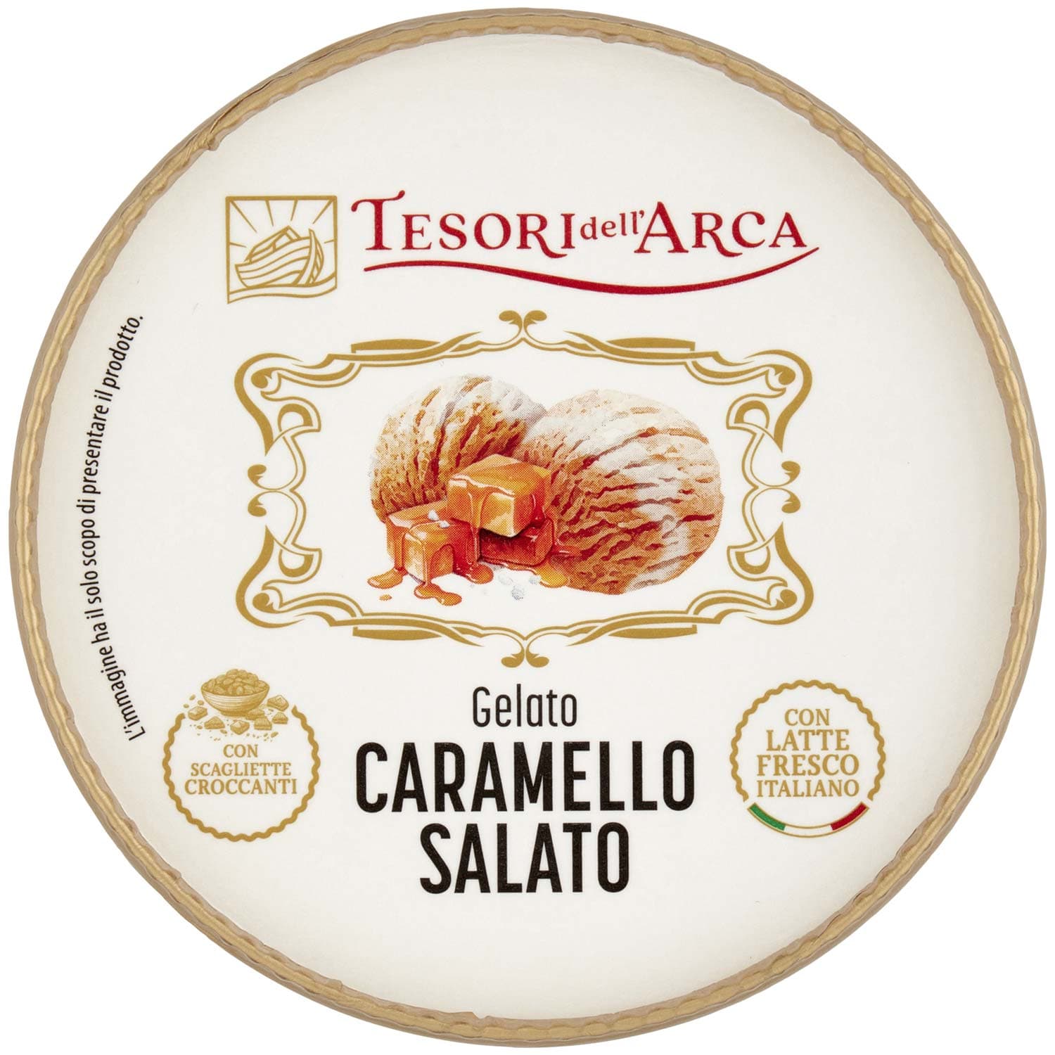 TESORI DELL'ARCA Gelato Caramello Salato 300 g – immagine 7