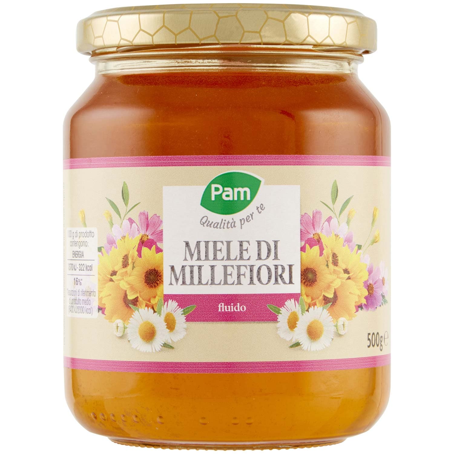 PAM Qualità per te Miele di Millefiori fluido 500 g – immagine 3