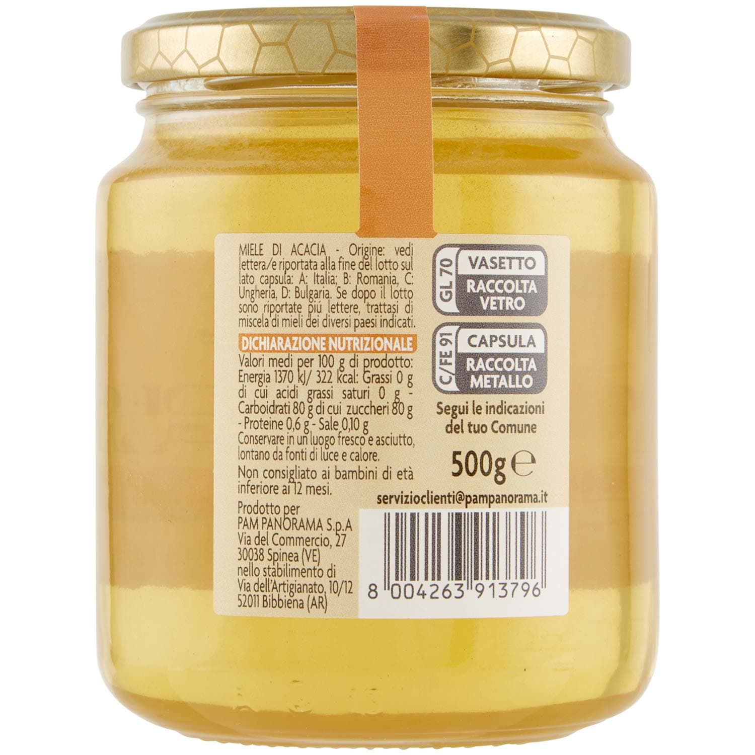 PAM Qualità per te Miele di Acacia 500 g – immagine 5