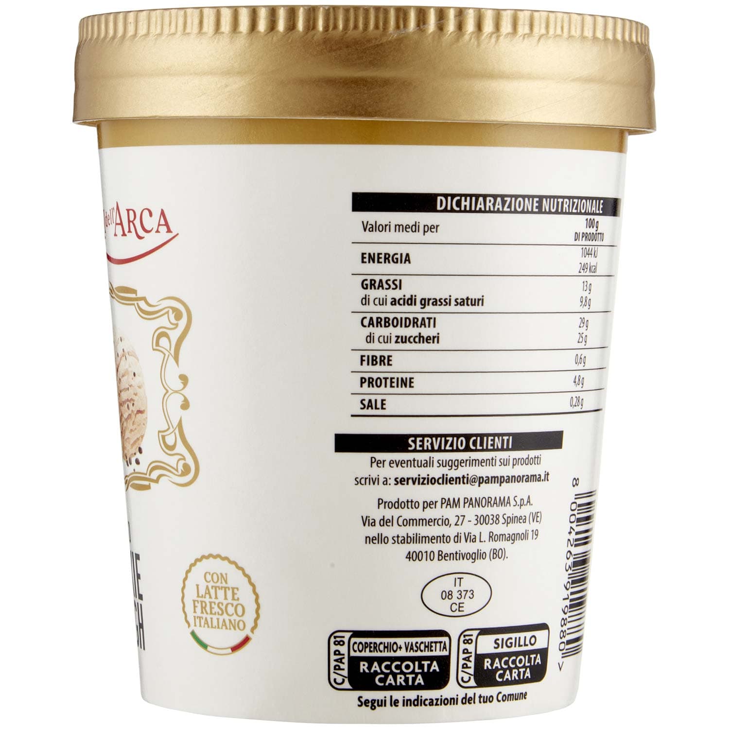 TESORI DELL'ARCA Gelato Cookie Dough 300 g – immagine 6