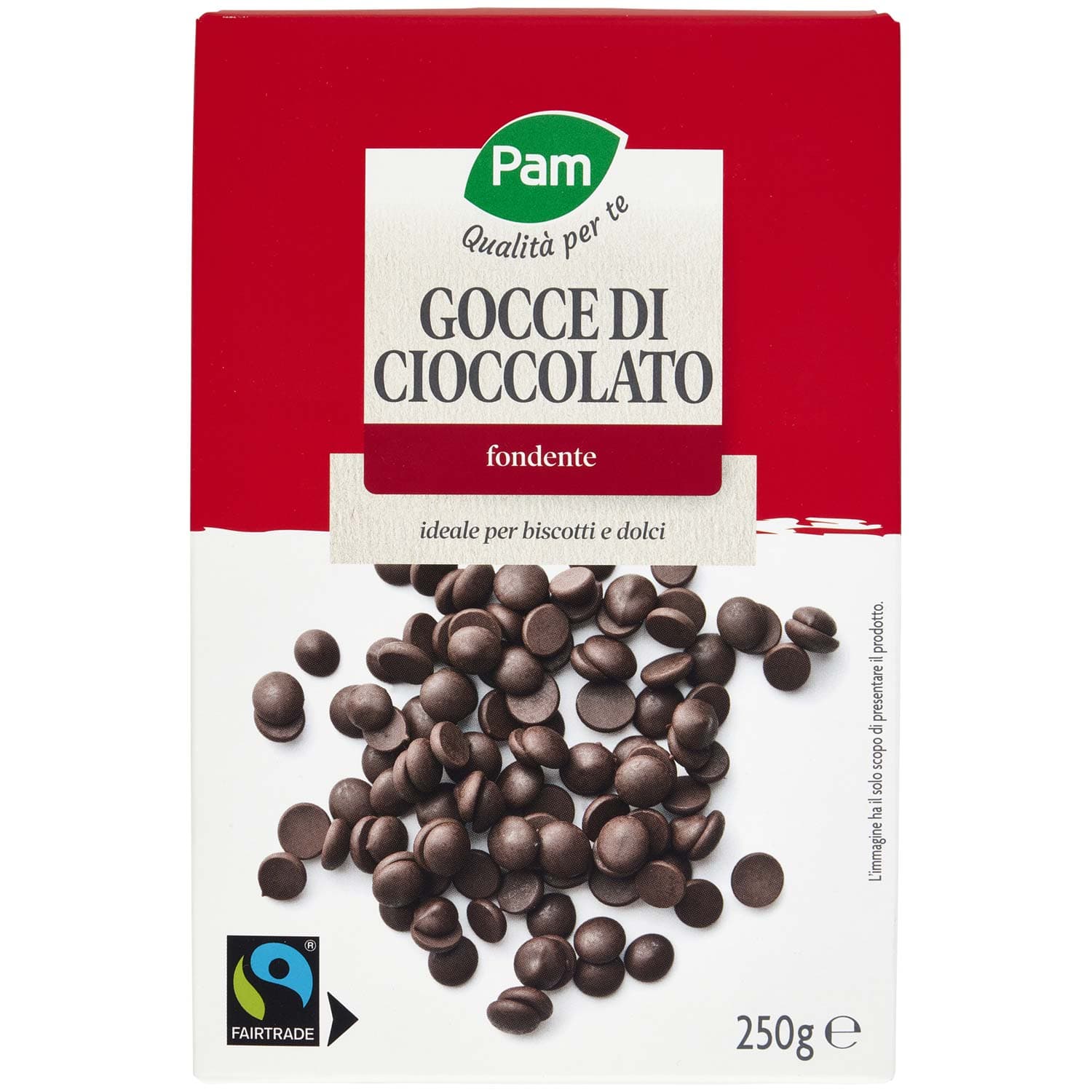PAM Qualità per te Gocce di Cioccolato fondente 250 g – immagine 3