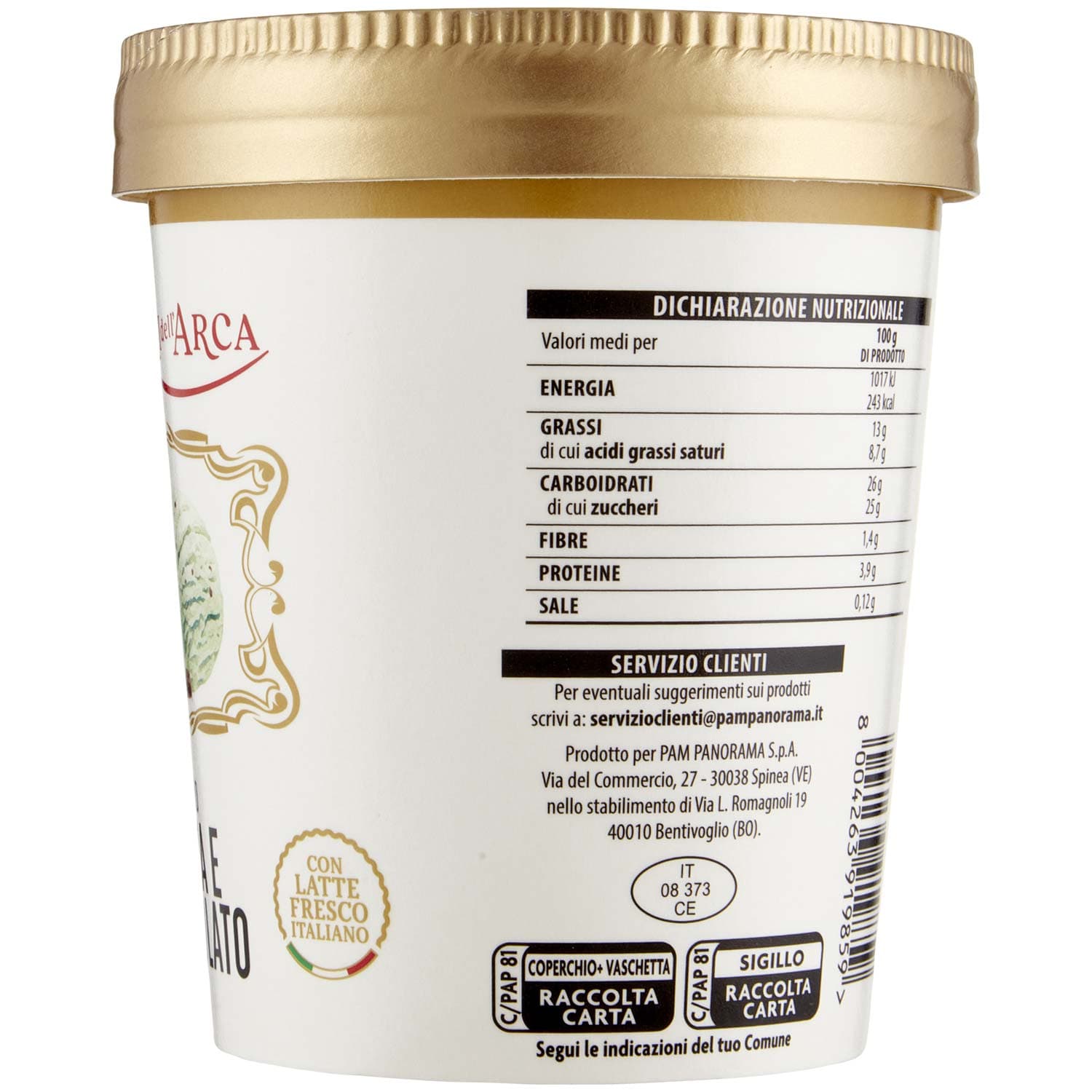 TESORI DELL'ARCA Gelato Menta e Cioccolato 300 g – immagine 6