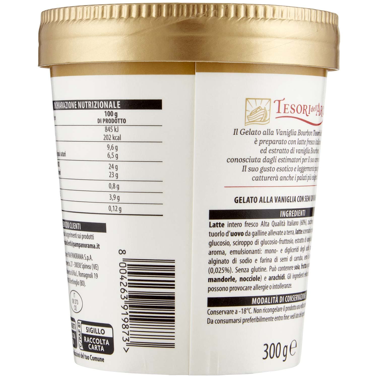 TESORI DELL'ARCA Gelato Vaniglia Bourbon 300 g – immagine 5