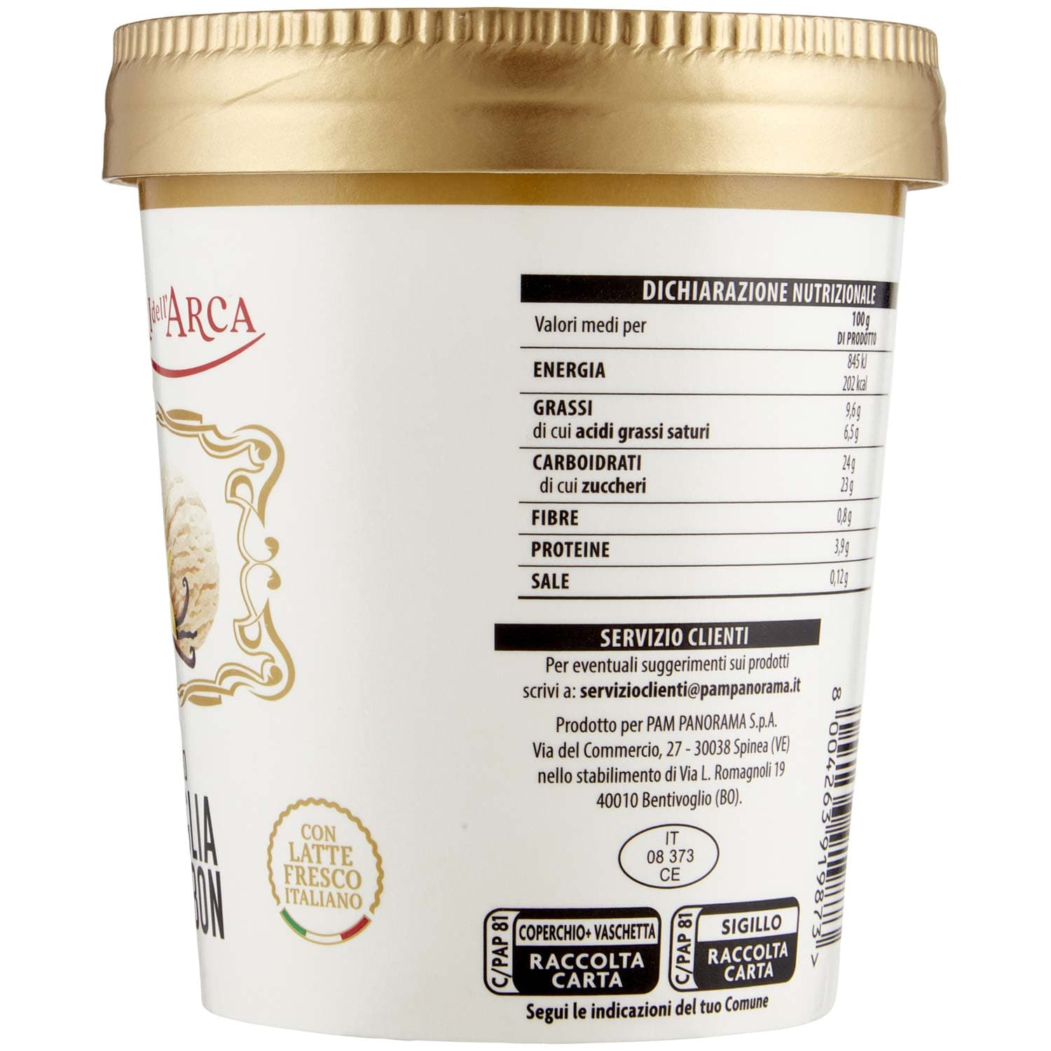 TESORI DELL'ARCA Gelato Vaniglia Bourbon 300 g – immagine 6