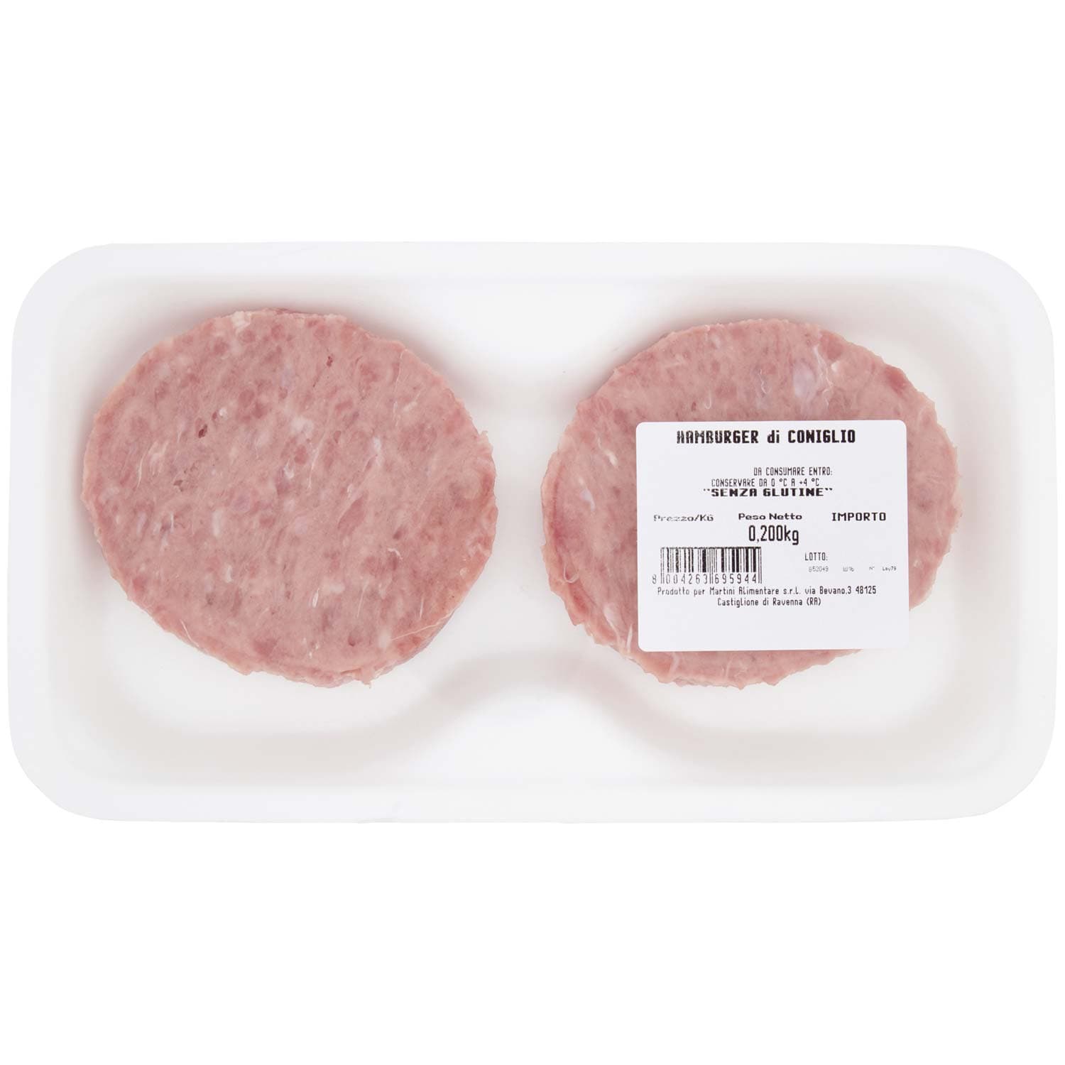 Hamburger di Coniglio 0,200 kg – immagine 3