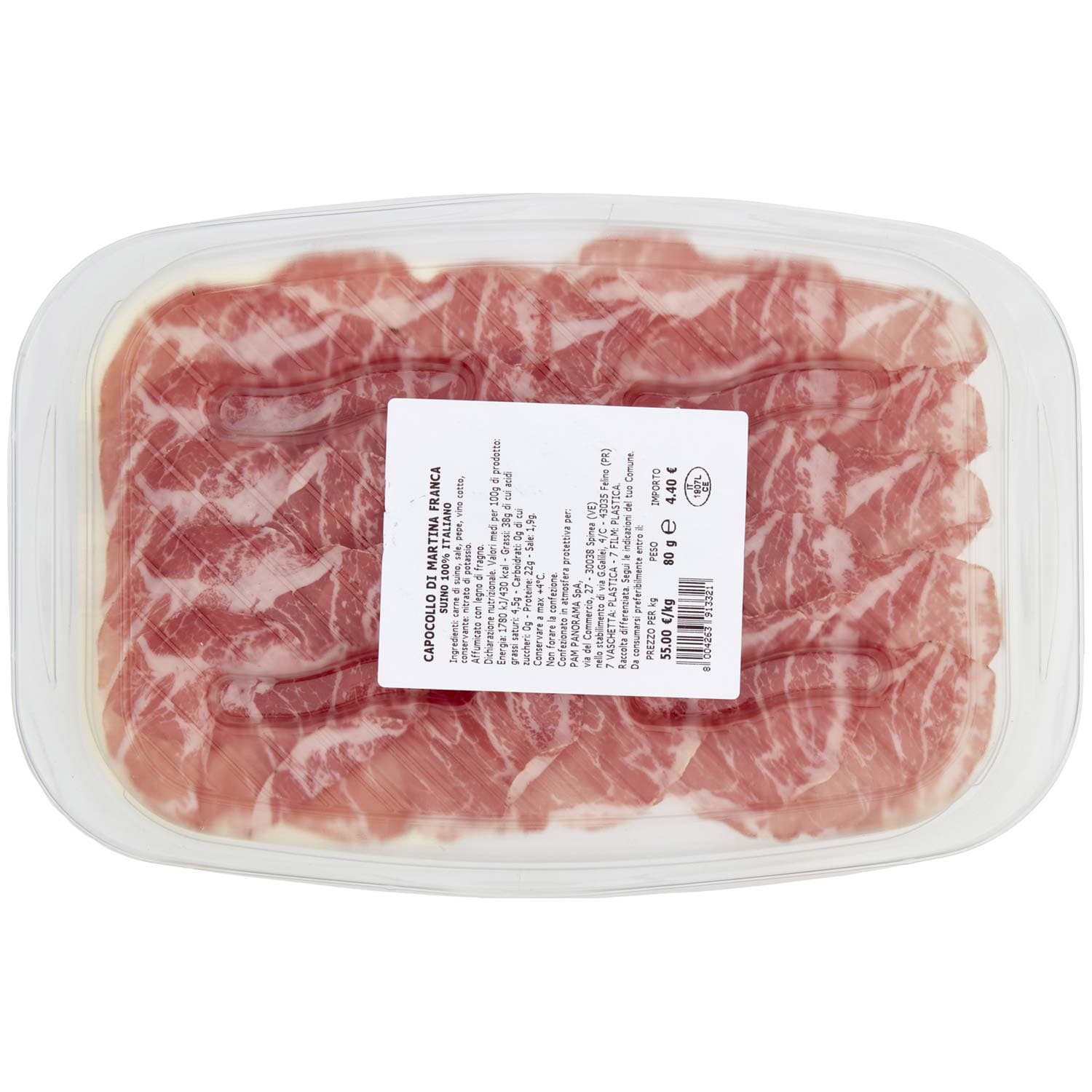 SALUMERIA ARTIGIANA Capocollo di Martina Franca 80 g – immagine 5