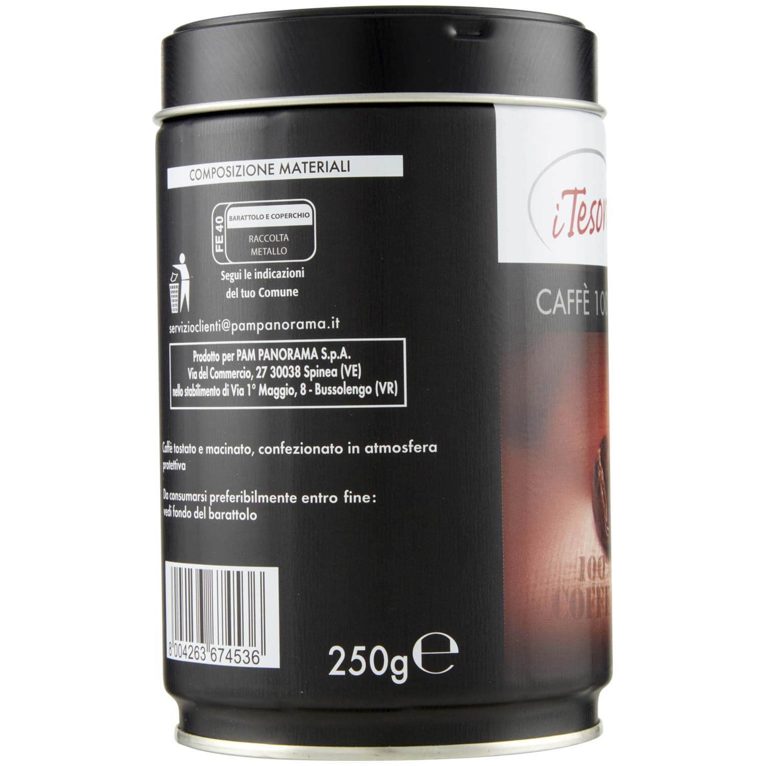 I TESORI Caffè Arabica 250 g – immagine 4