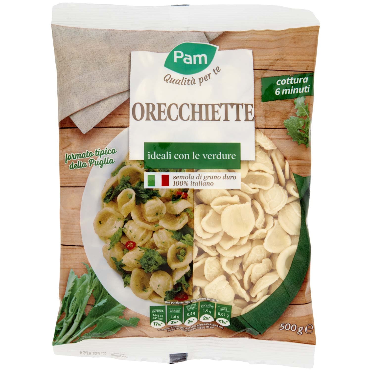 PAM Qualità per te Orecchiette ideali con le verdure 500 g – immagine 3